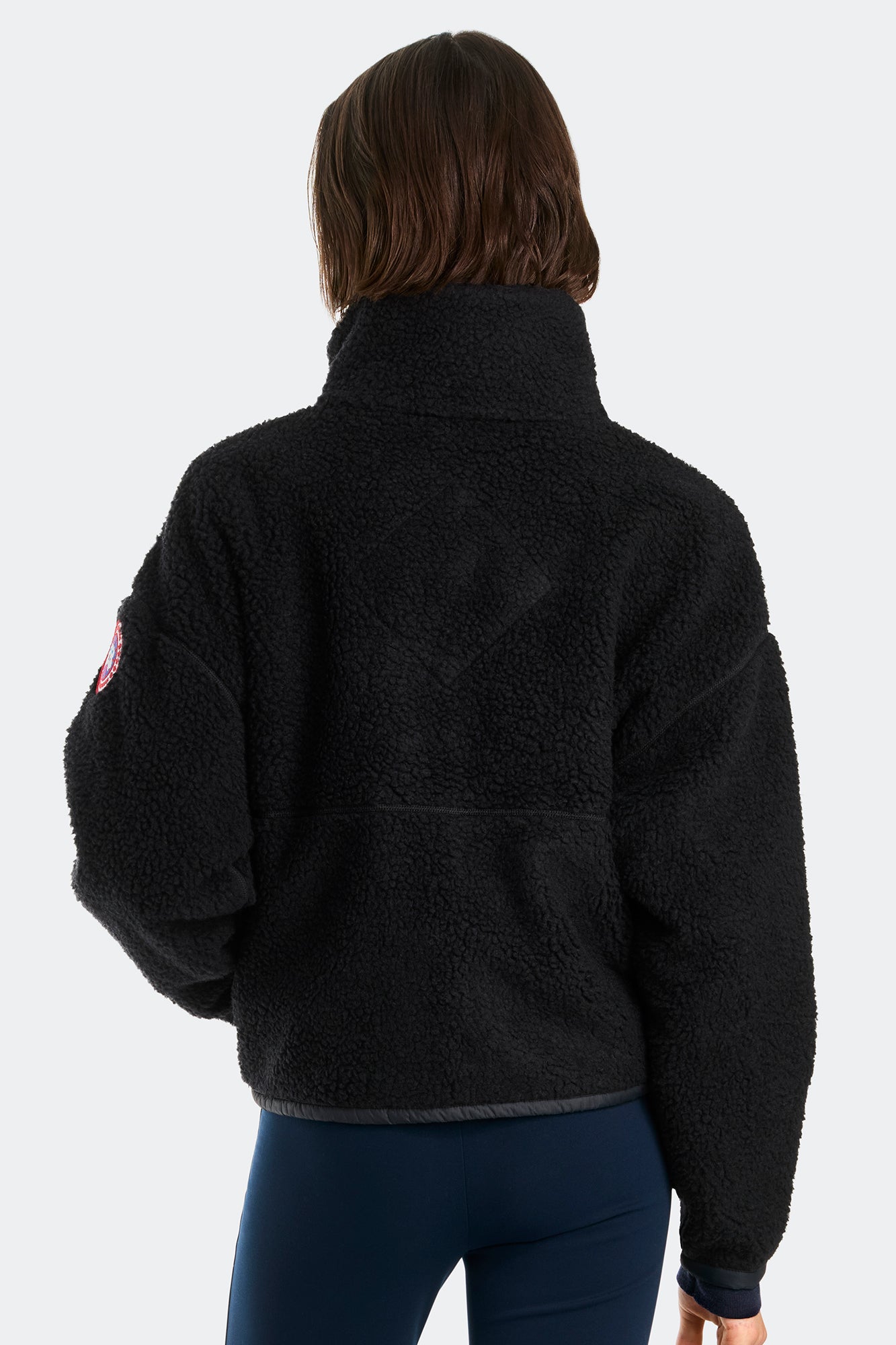Simcoe Zip Up Fleece Sweater (Women) - Black