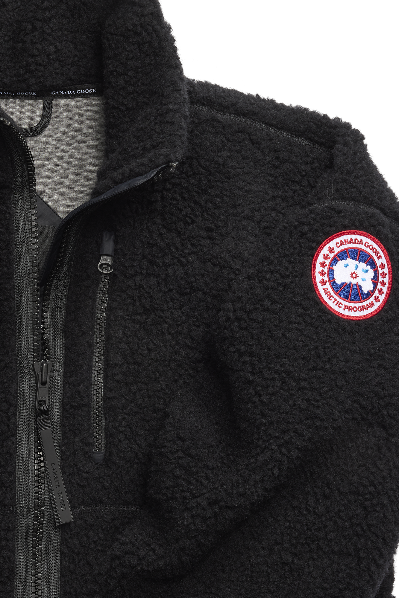 Simcoe Zip Up Fleece Sweater (Women) - Black - Image 6