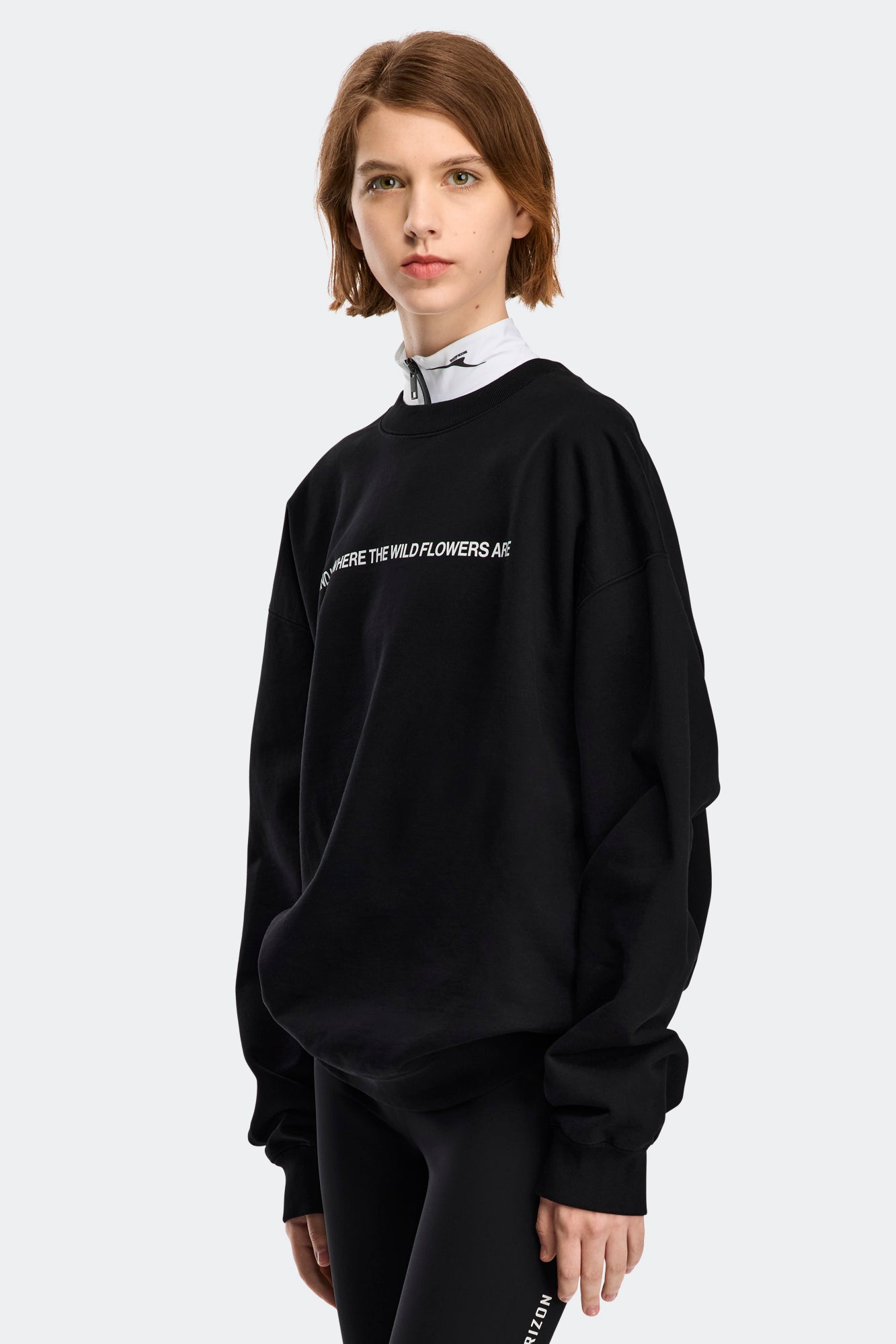 Dawn Crew Relaxed - Graphic - Wildflower Black