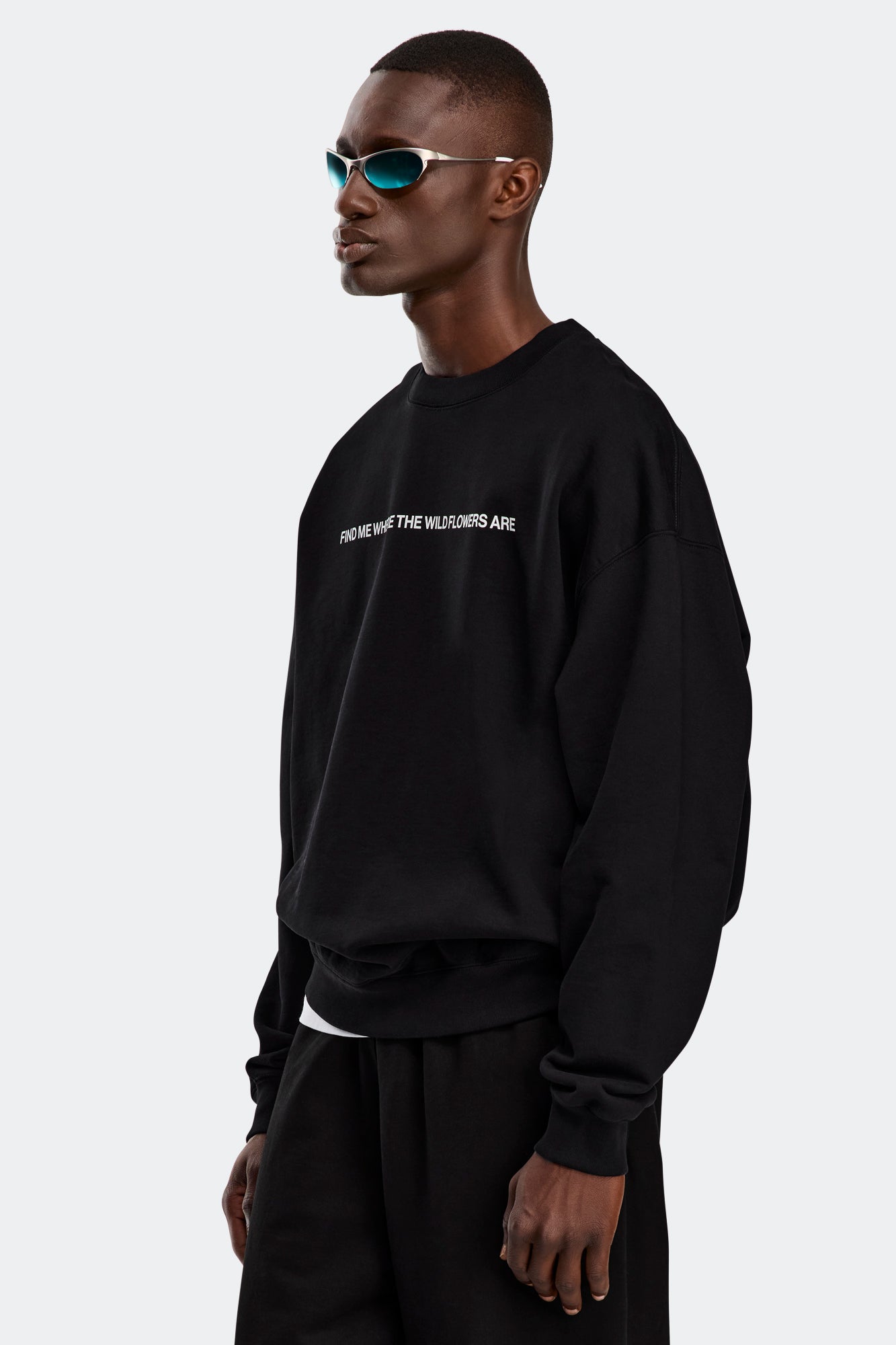 Dawn Crew Relaxed - Graphic - Wildflower Black