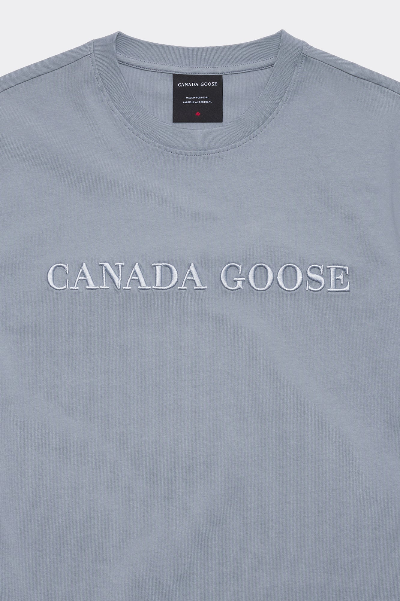 Emersen Embroidered Crewneck T-Shirt (Men) - Light Ozone Blue