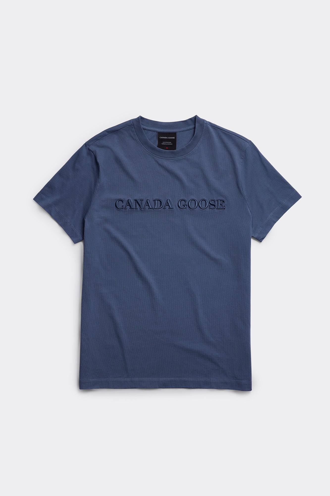 Emersen Embroidered Crewneck T-Shirt (Men) - Ozone Blue