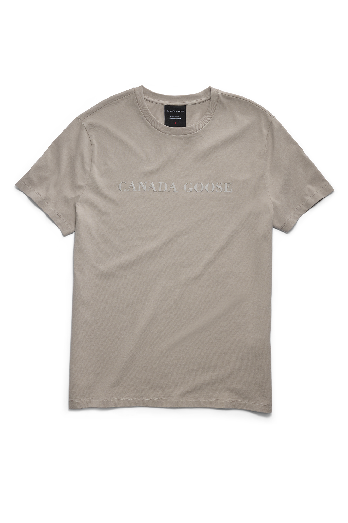 Emersen Embossed Crewneck T-Shirt (Men) - Limestone