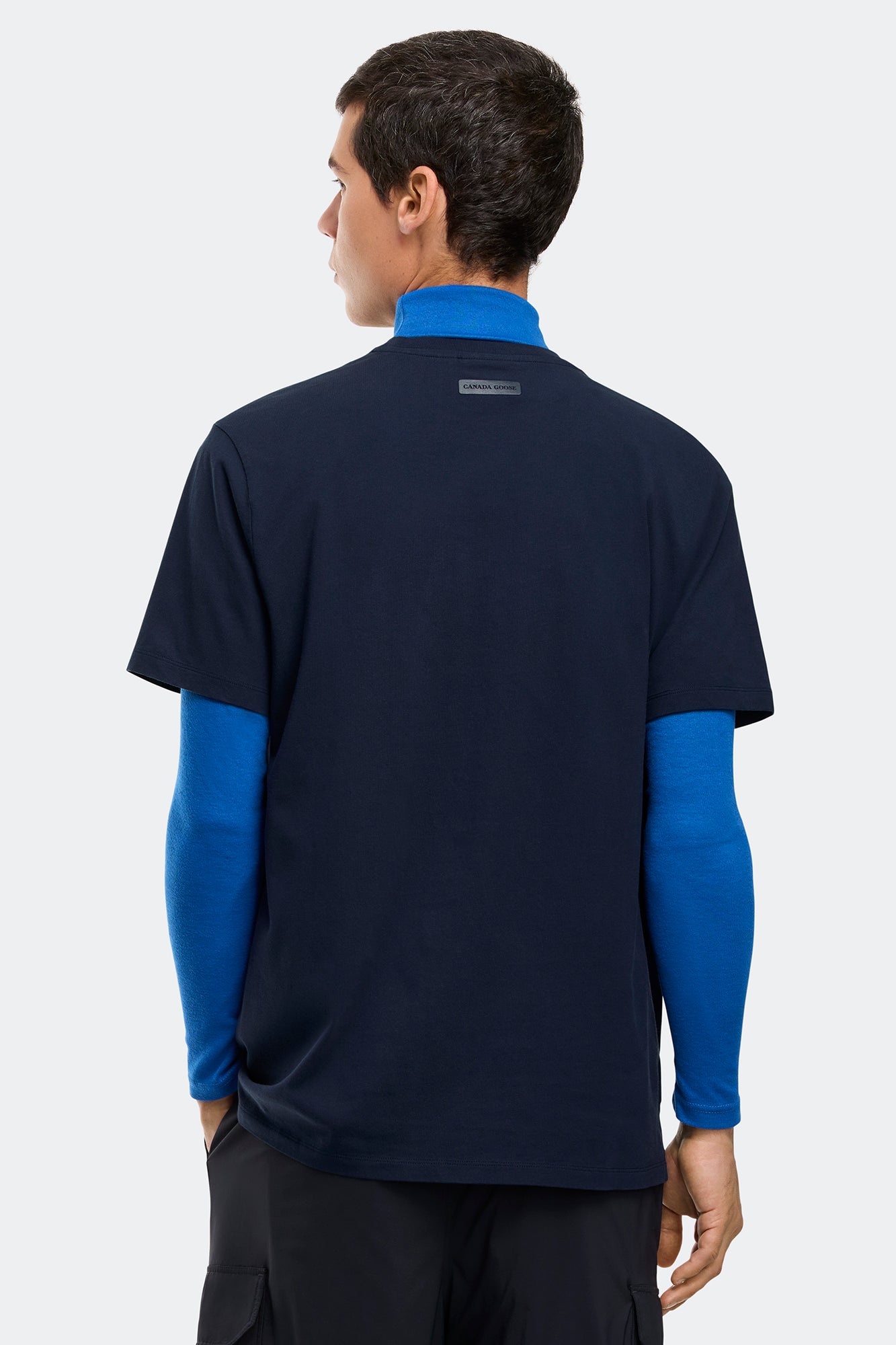 Emersen Embossed Crewneck T-Shirt (Men) - Atlantic Navy