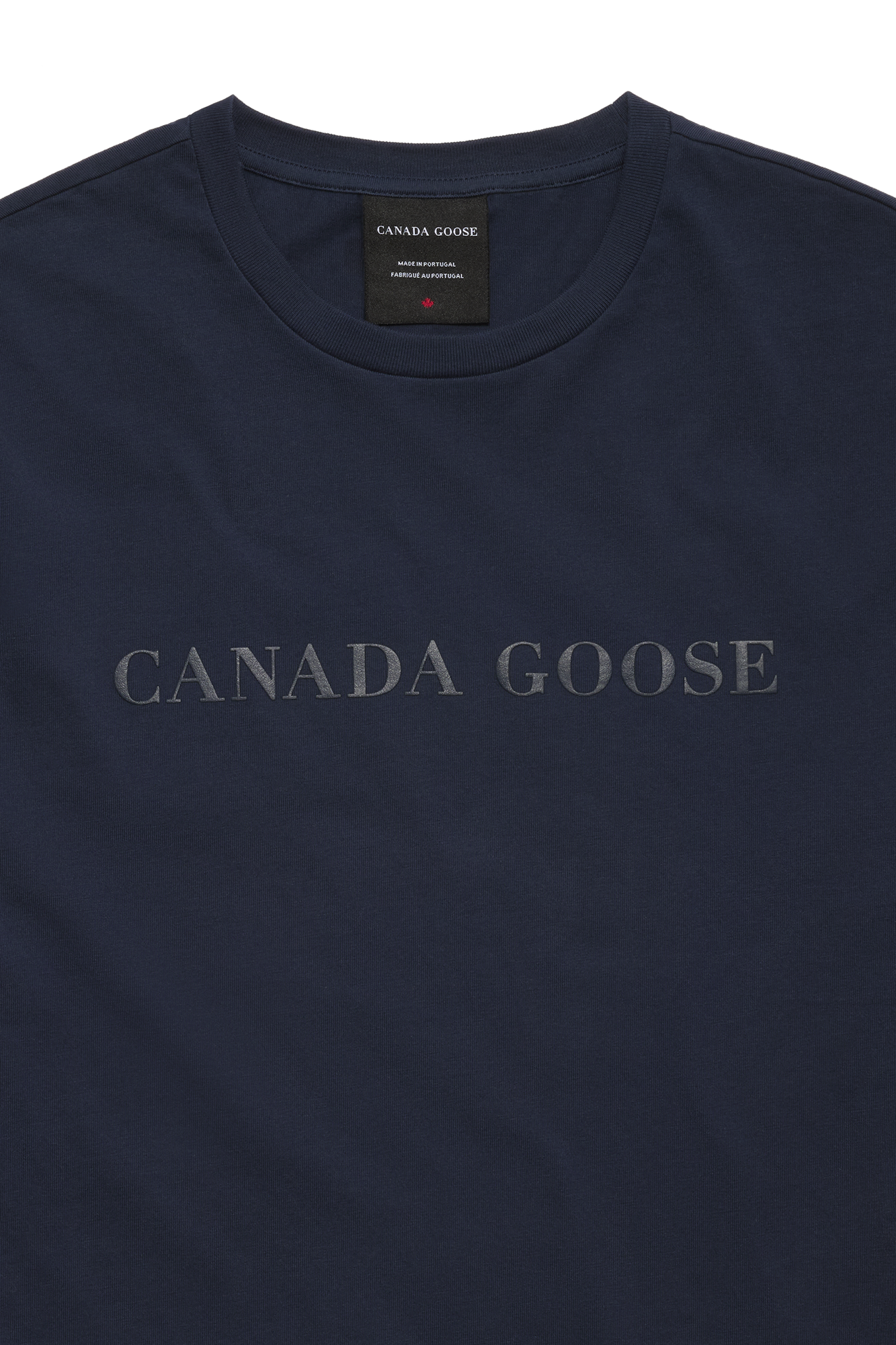 Emersen Embossed Crewneck T-Shirt (Men) - Atlantic Navy