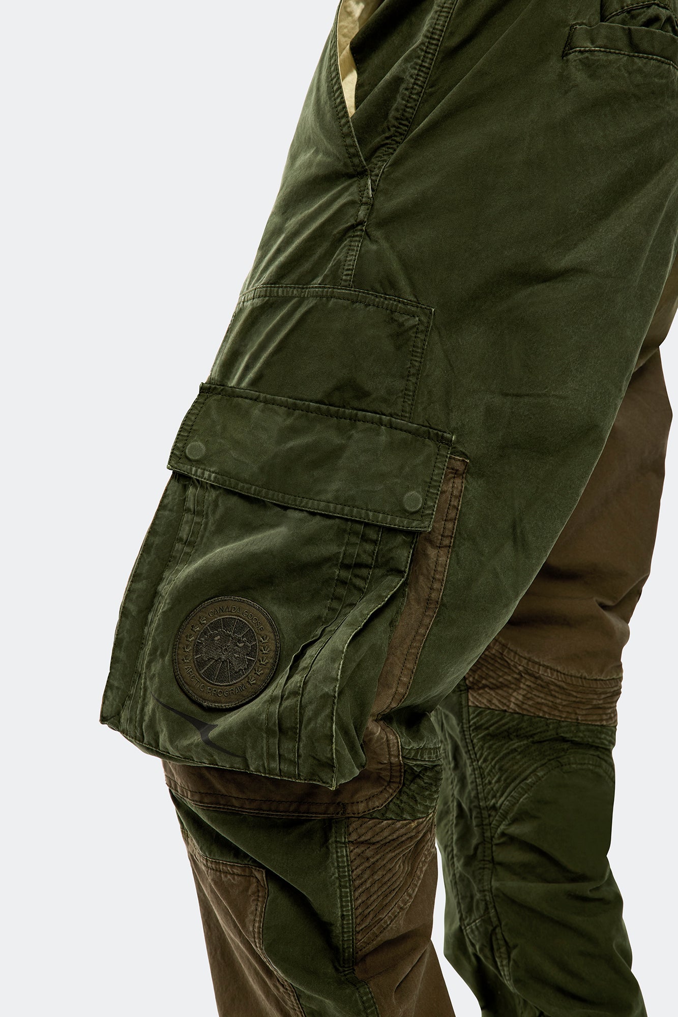 Bi-colour Edge Pant - Evergreen Khaki - Image 5