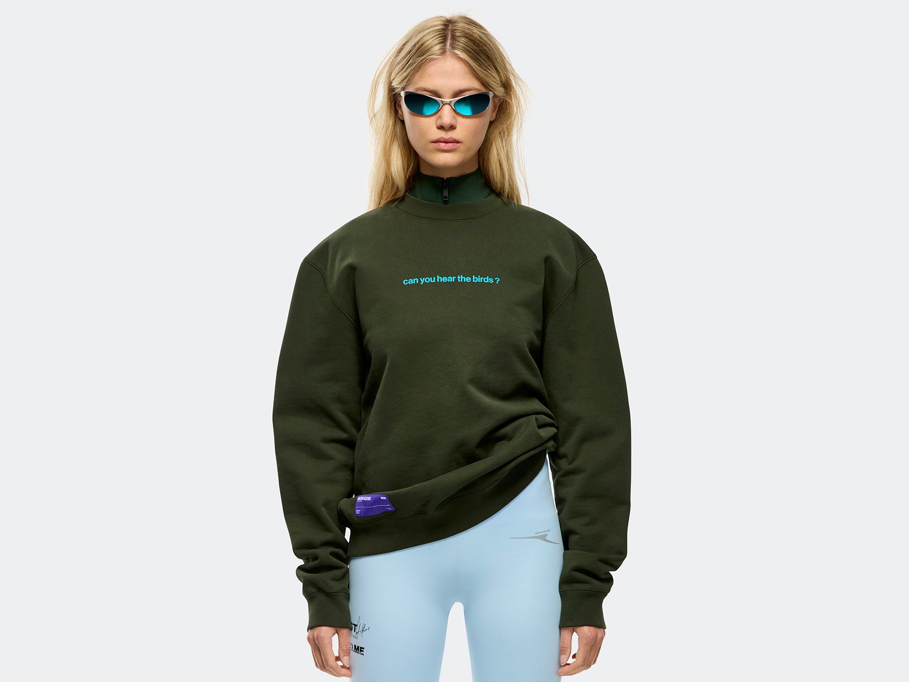 Dawn Crew - Graphic - Moss Khaki