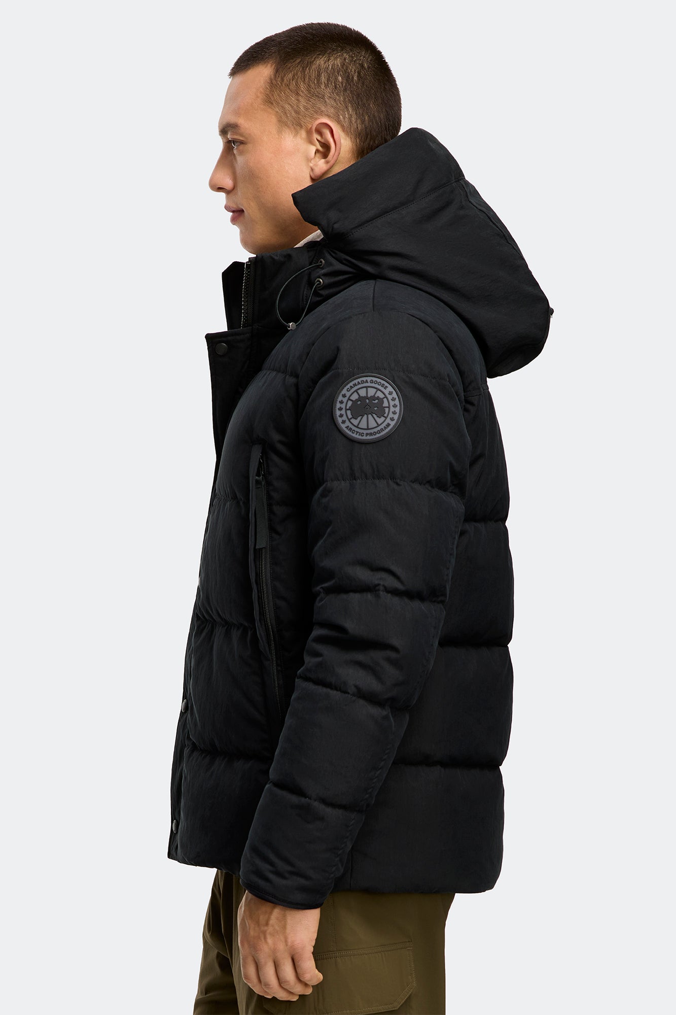 Wyndham Parka Crinkle Cotton (Men) - Black
