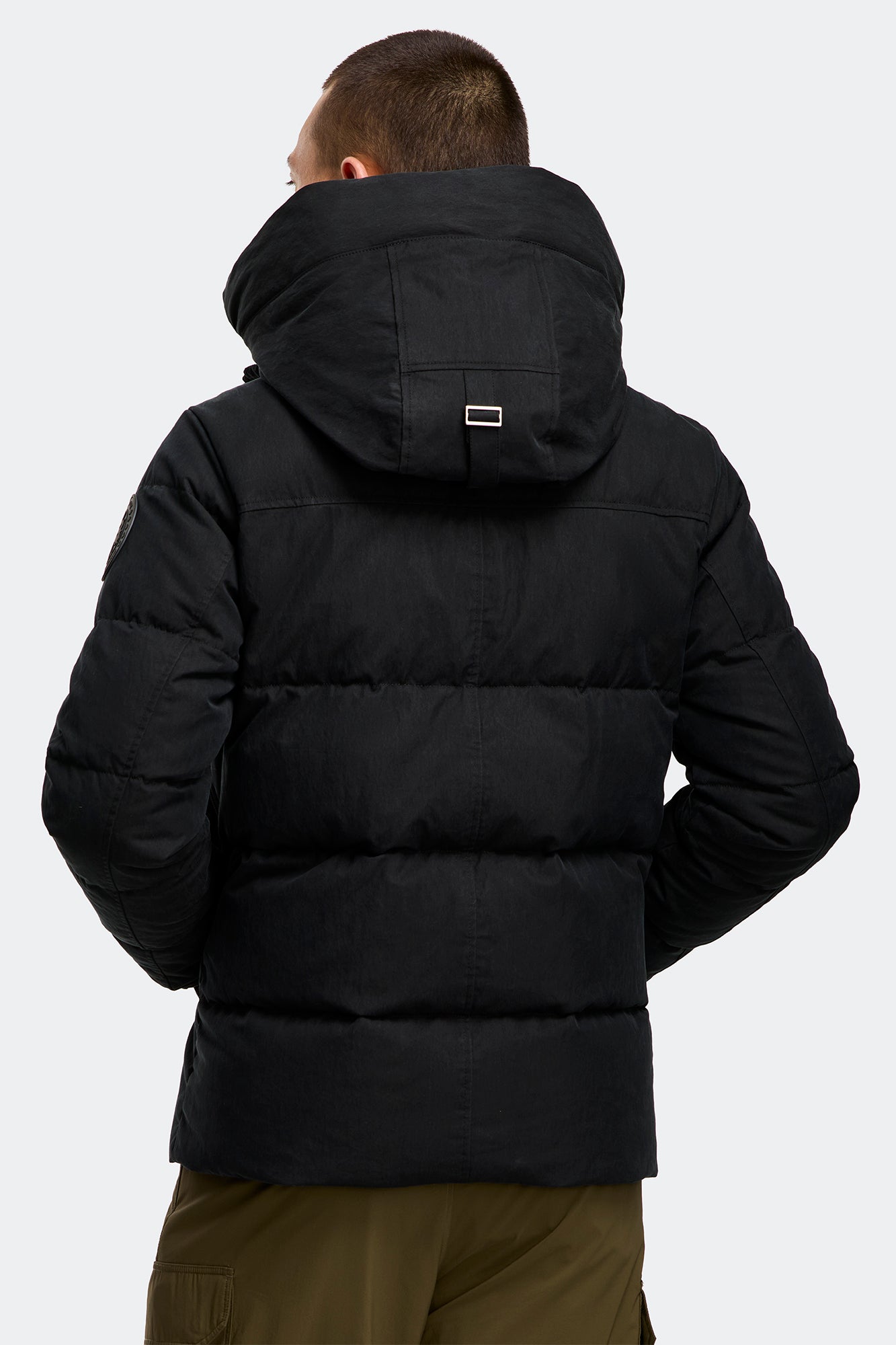Wyndham Parka Crinkle Cotton (Men) - Black
