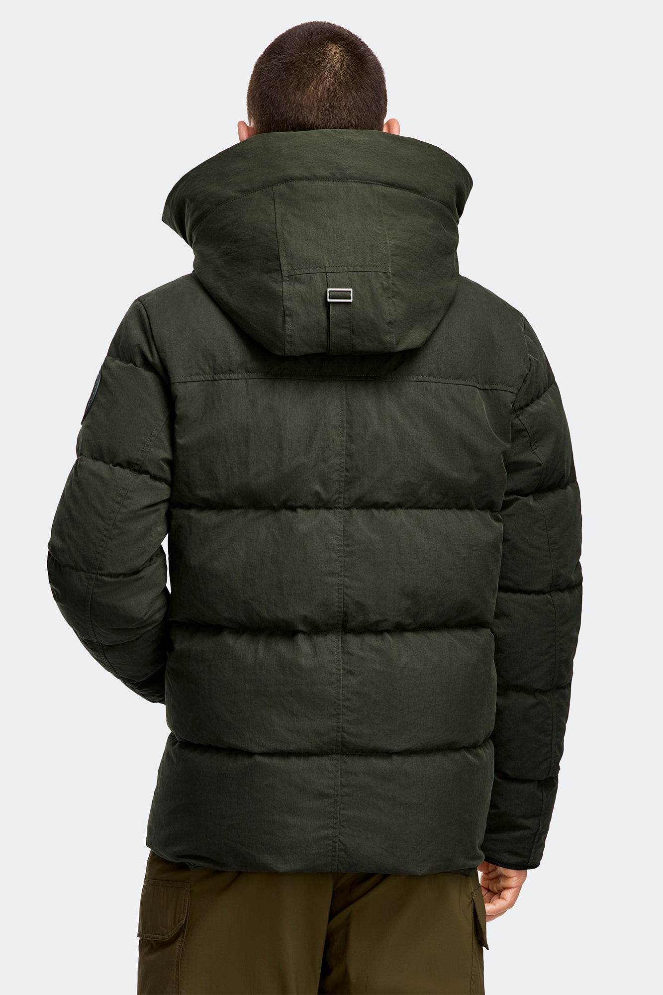 Wyndham Parka Crinkle Cotton (Men) - Volcano