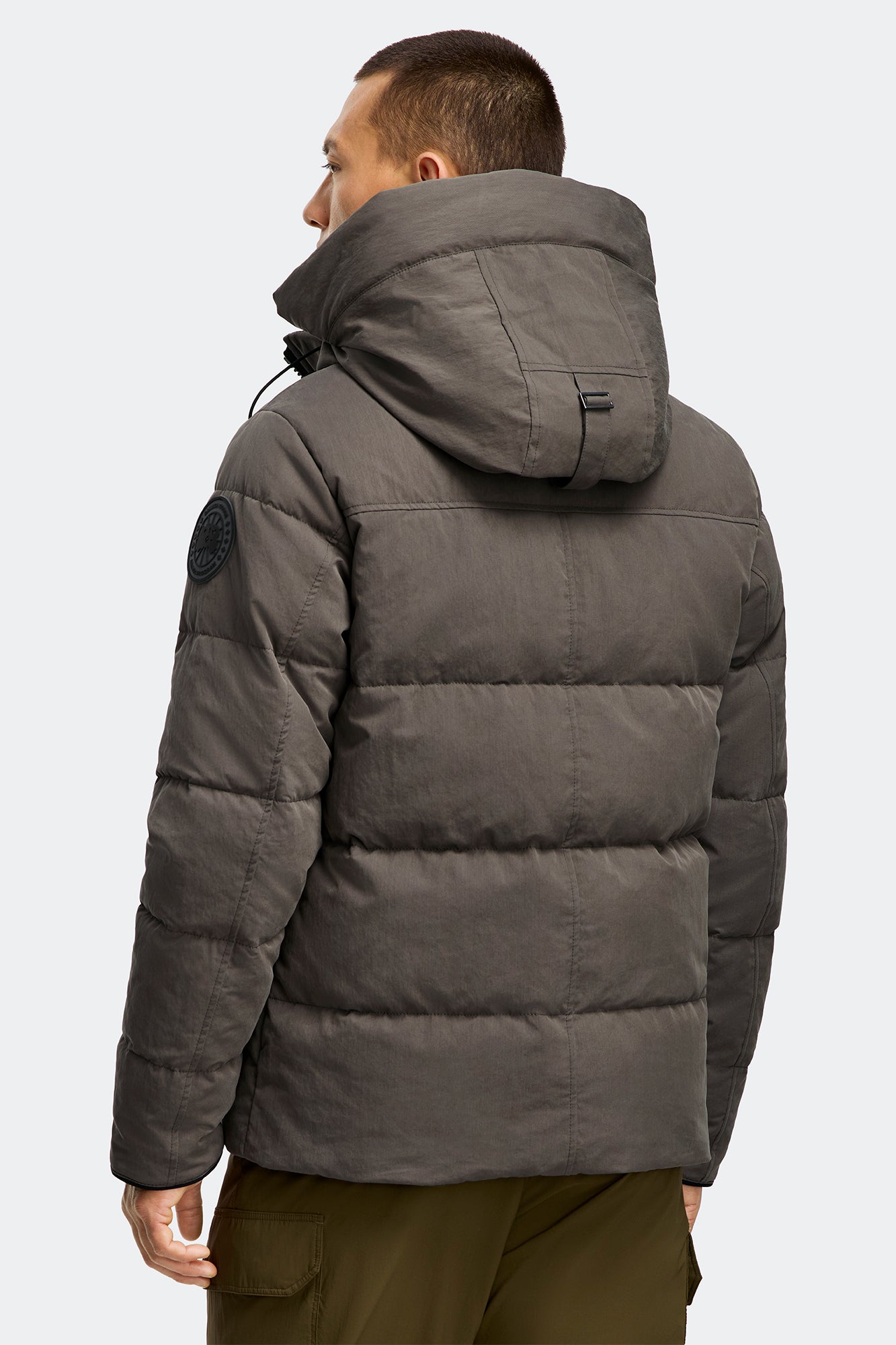 Wyndham Parka Crinkle Cotton (Men) - Coastal Grey