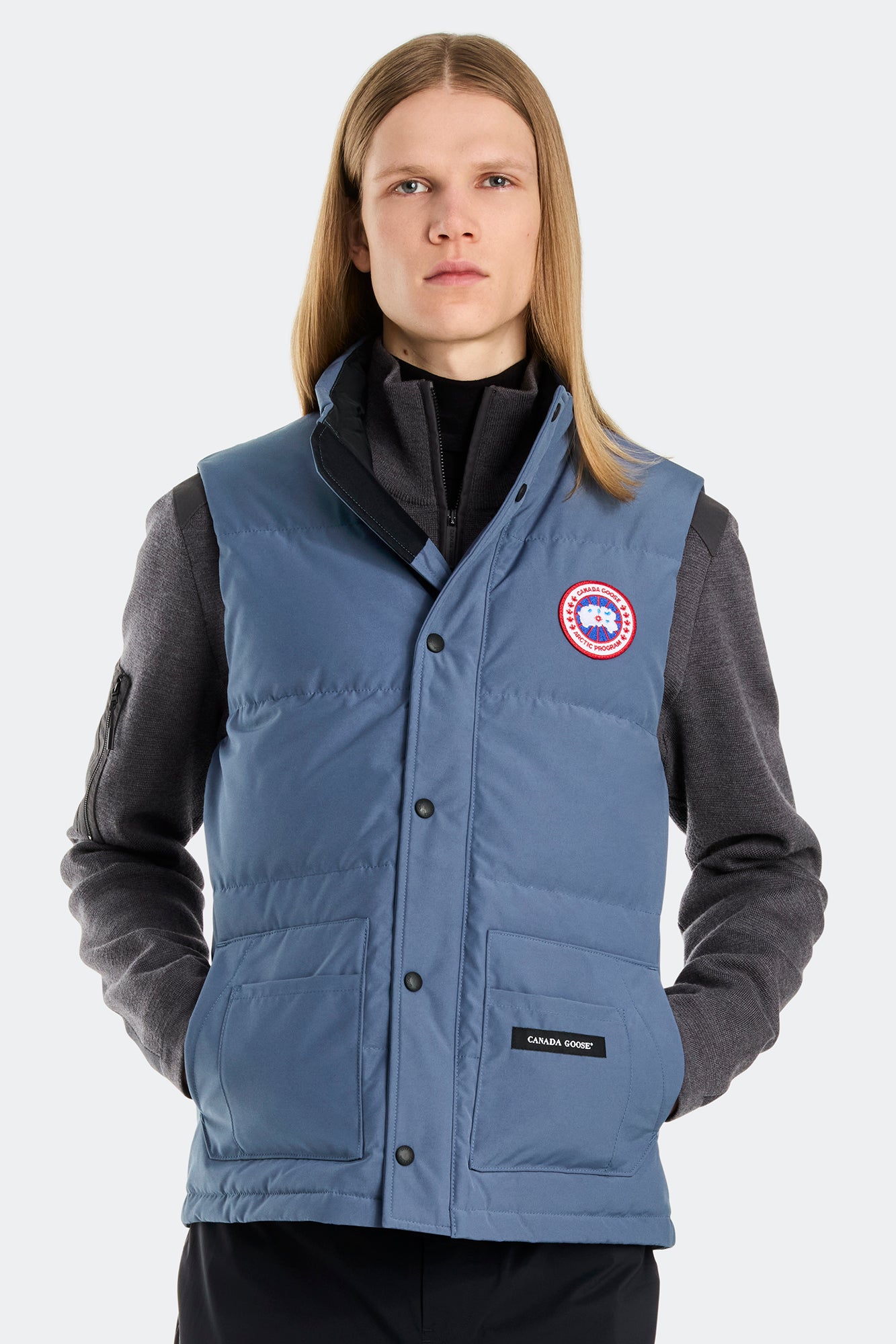 Freestyle Crew Vest (Men) - Ozone Blue