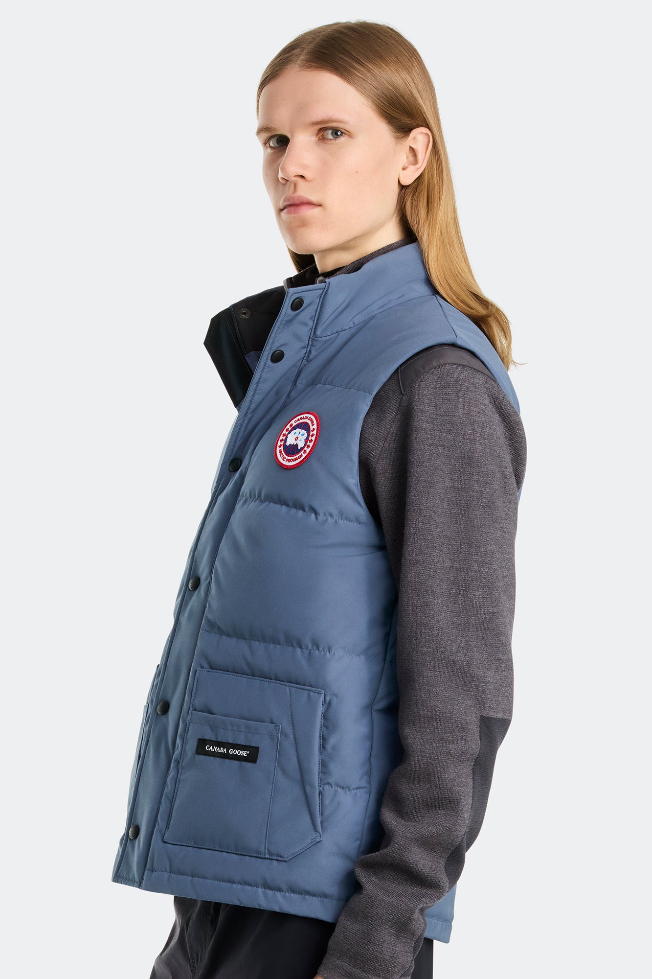 Freestyle Crew Vest (Men) - Ozone Blue