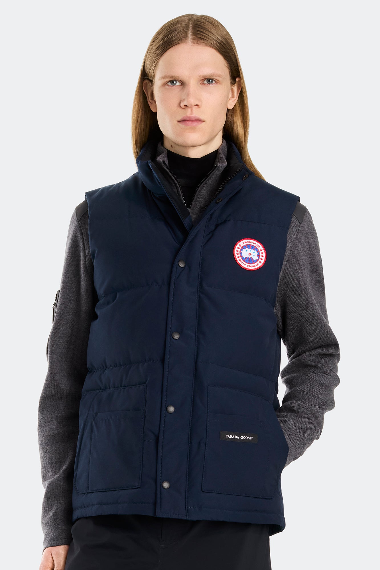 Freestyle Crew Vest (Men) - Atlantic Navy