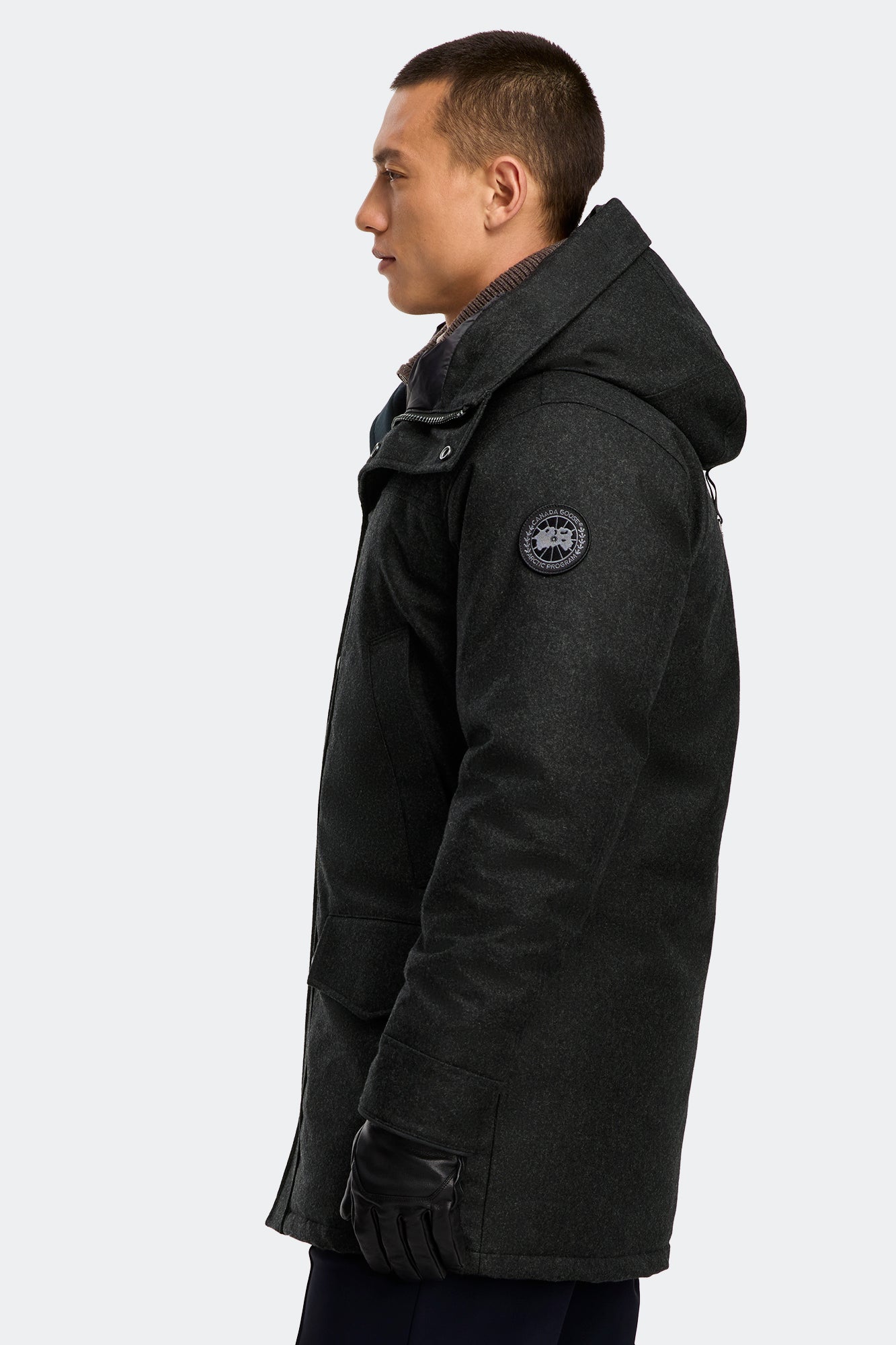 Langford Parka Wool (Men) - Carbon Melange