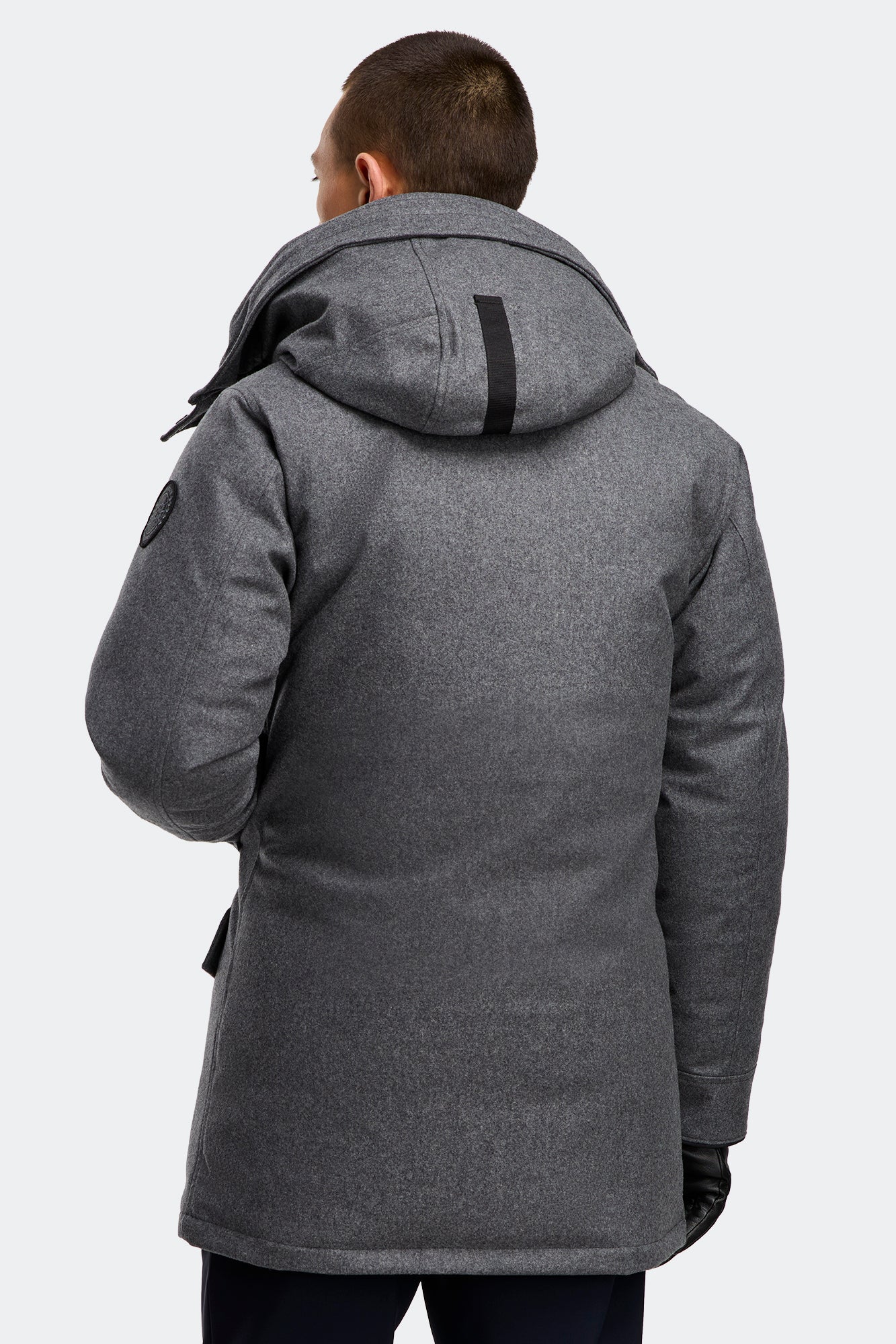 Langford Parka Wool (Men) - Slate Grey Melange