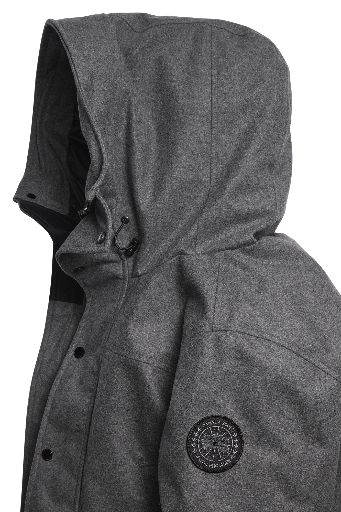 Langford Parka Wool (Men) - Slate Grey Melange
