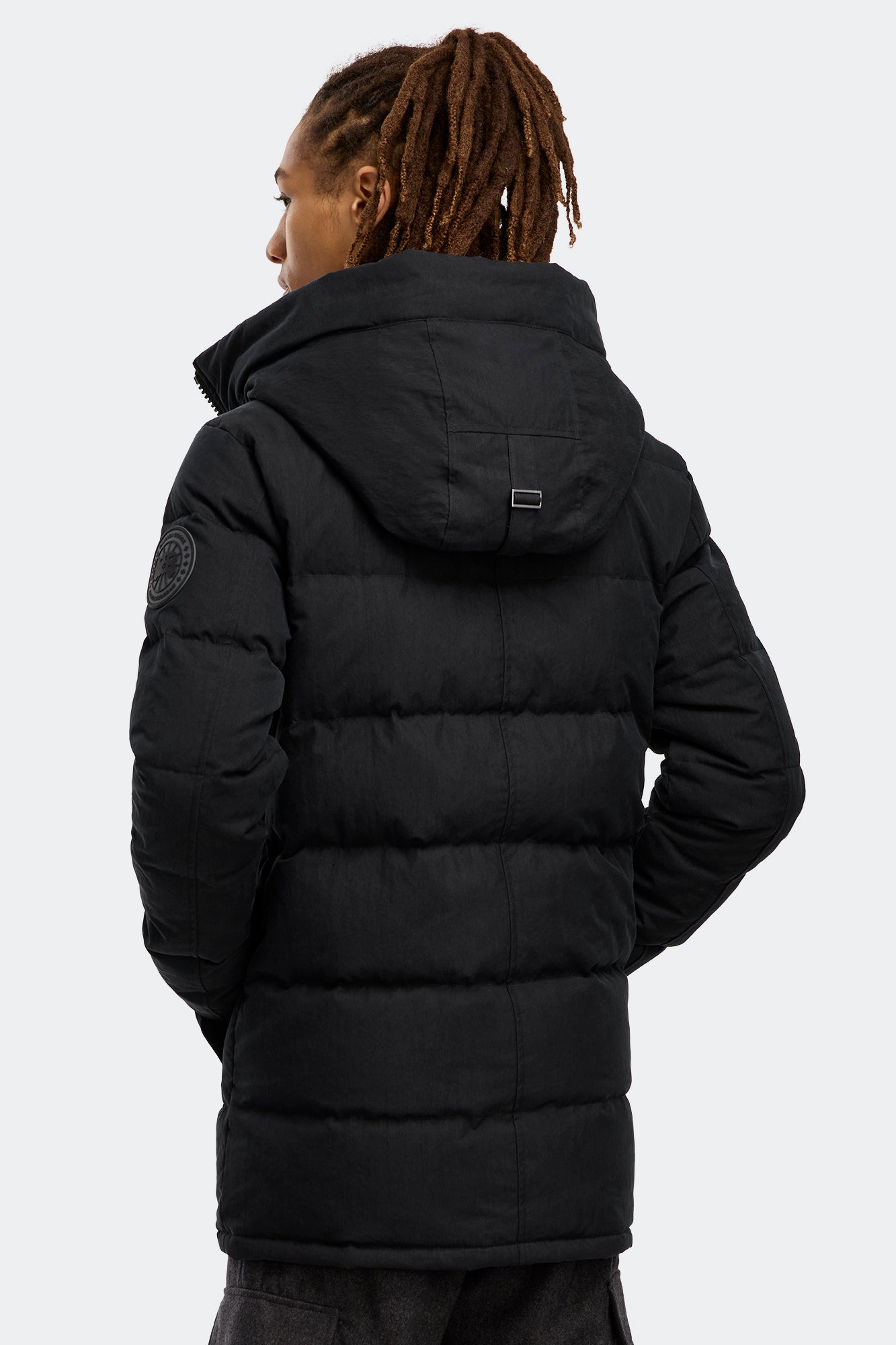 Carson Parka Crinkle Cotton (Men) - Black