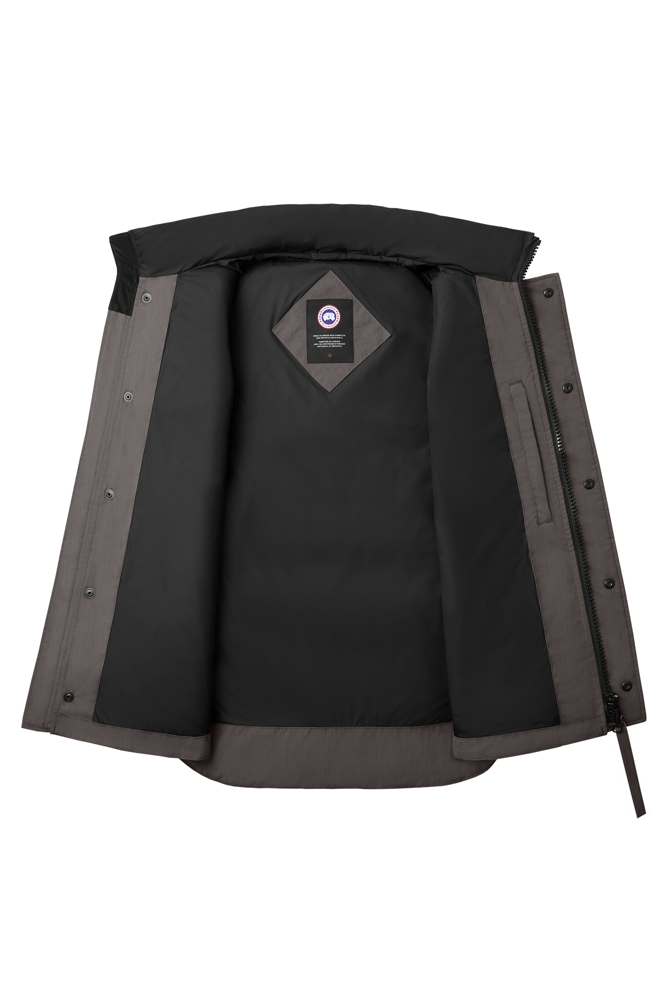 Garson Vest Crinkle Cotton (Men) - Coastal Grey