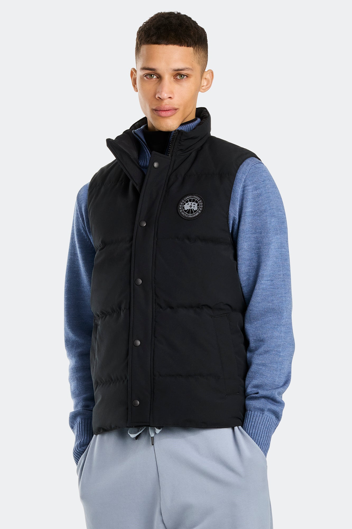 Garson Vest Black Label (Men) - Black
