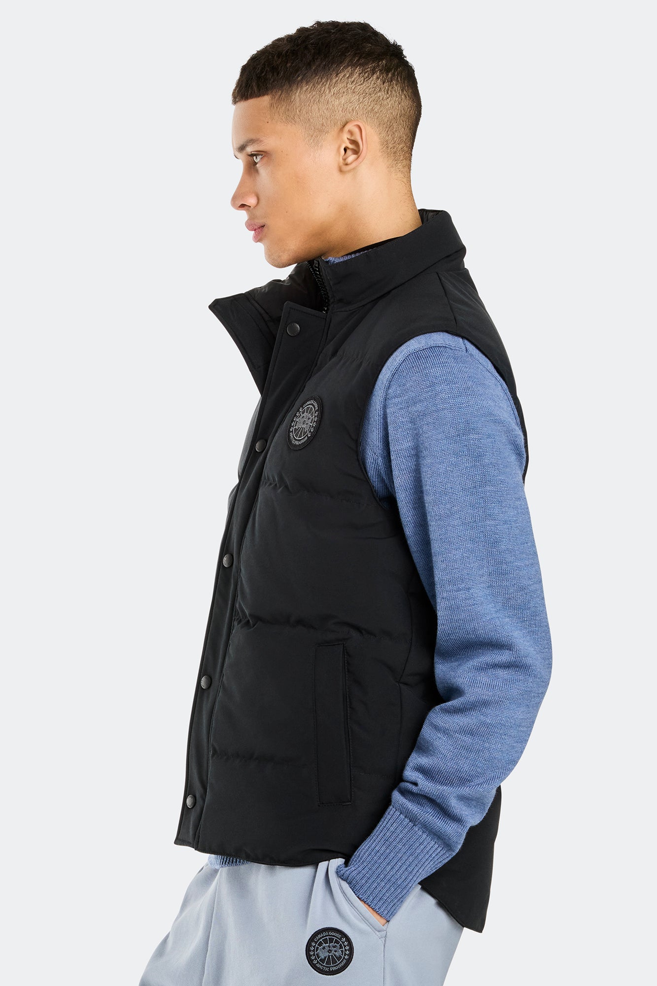 Garson Vest Black Label (Men) - Black