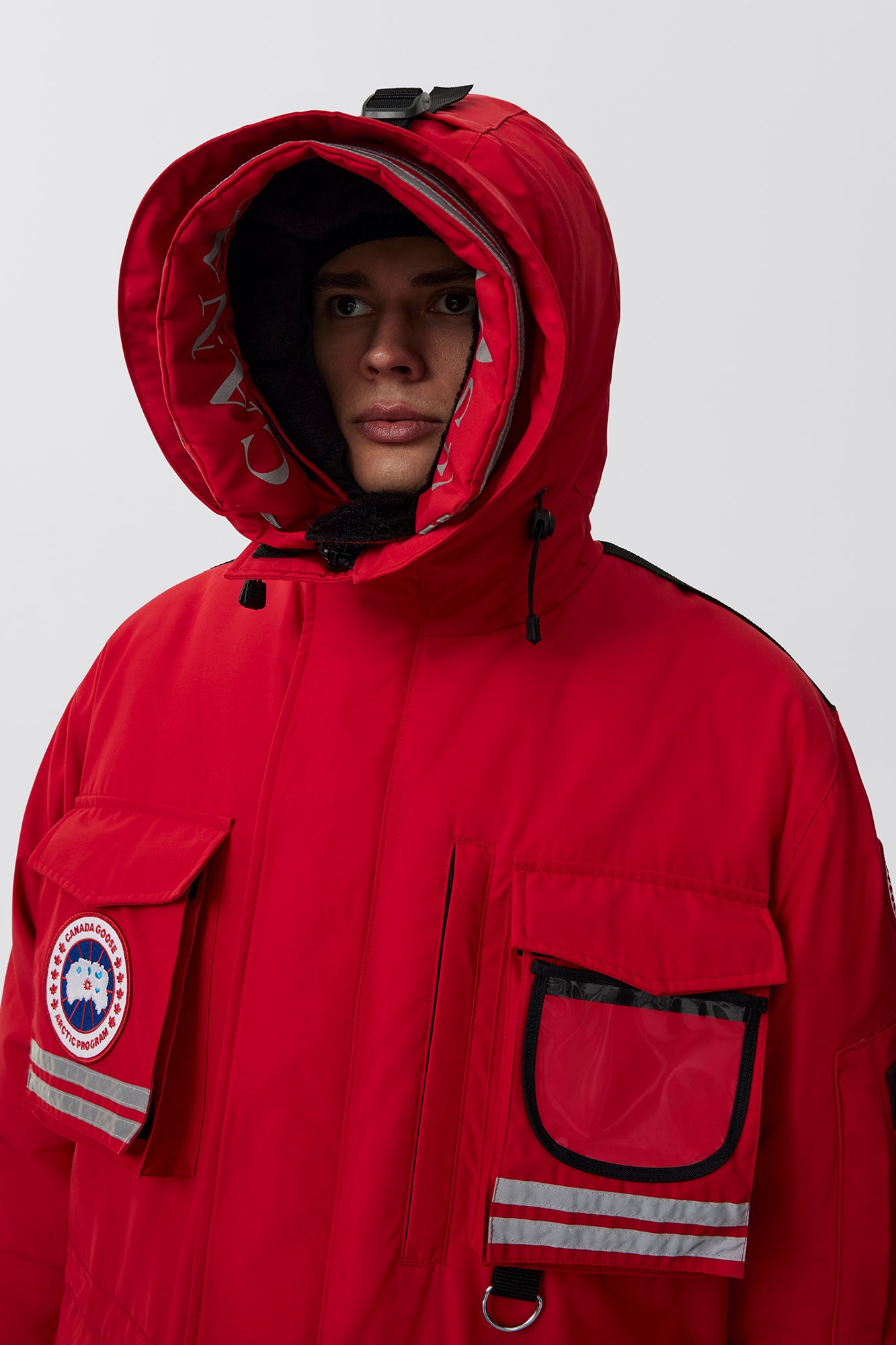 Snow Mantra Parka (Men) - Fortune Red - Image 5