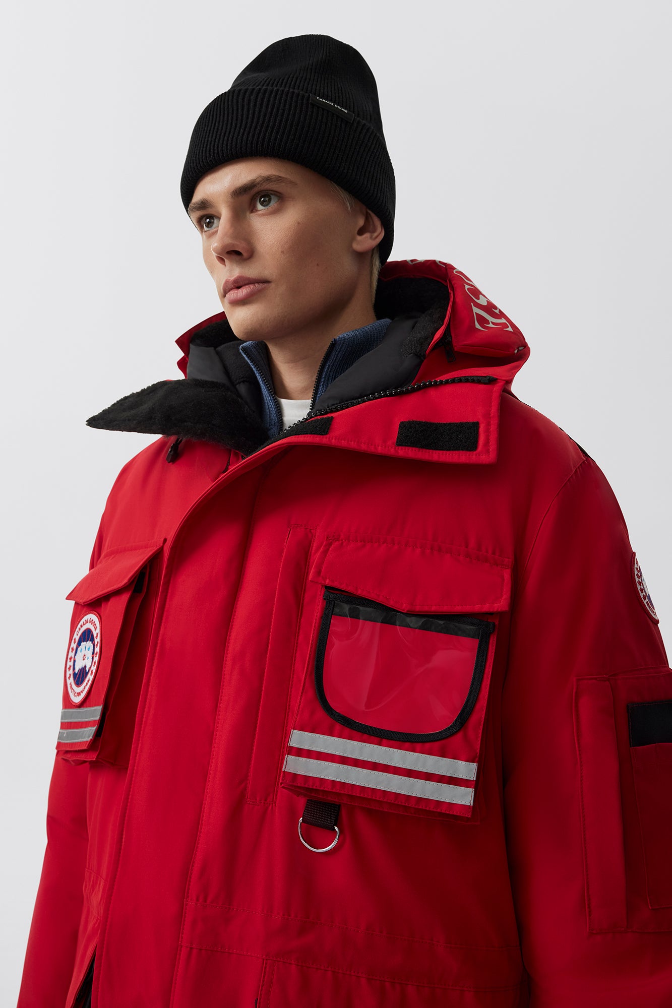 Snow Mantra Parka (Men) - Fortune Red - Image 6