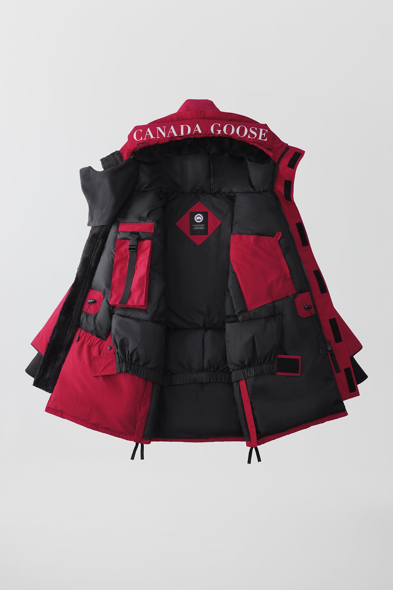 Snow Mantra Parka (Men) - Fortune Red - Image 9