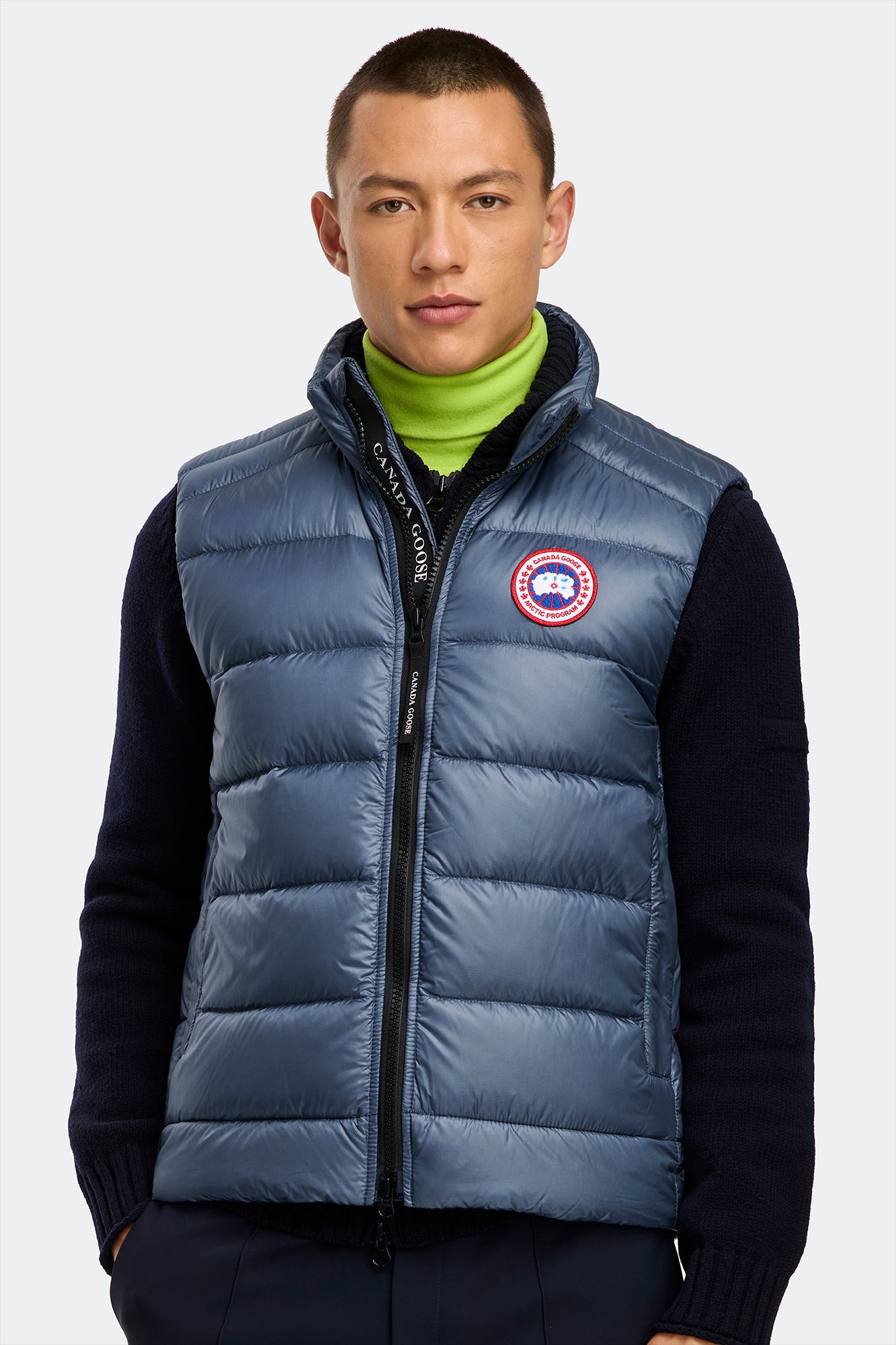 Crofton Vest - Ozone Blue