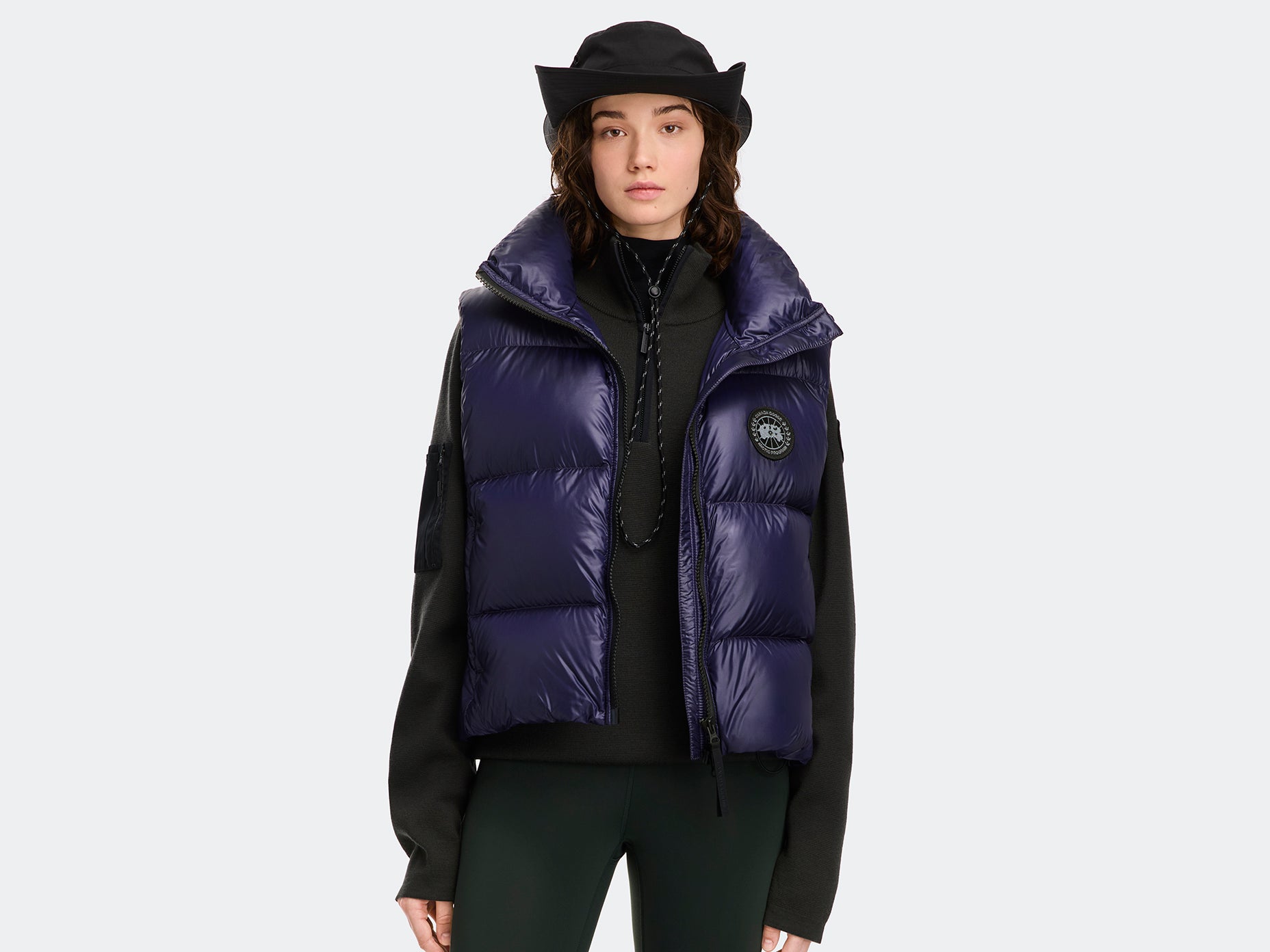 Cypress Puffer Vest Black Label (Women) - Future Dusk