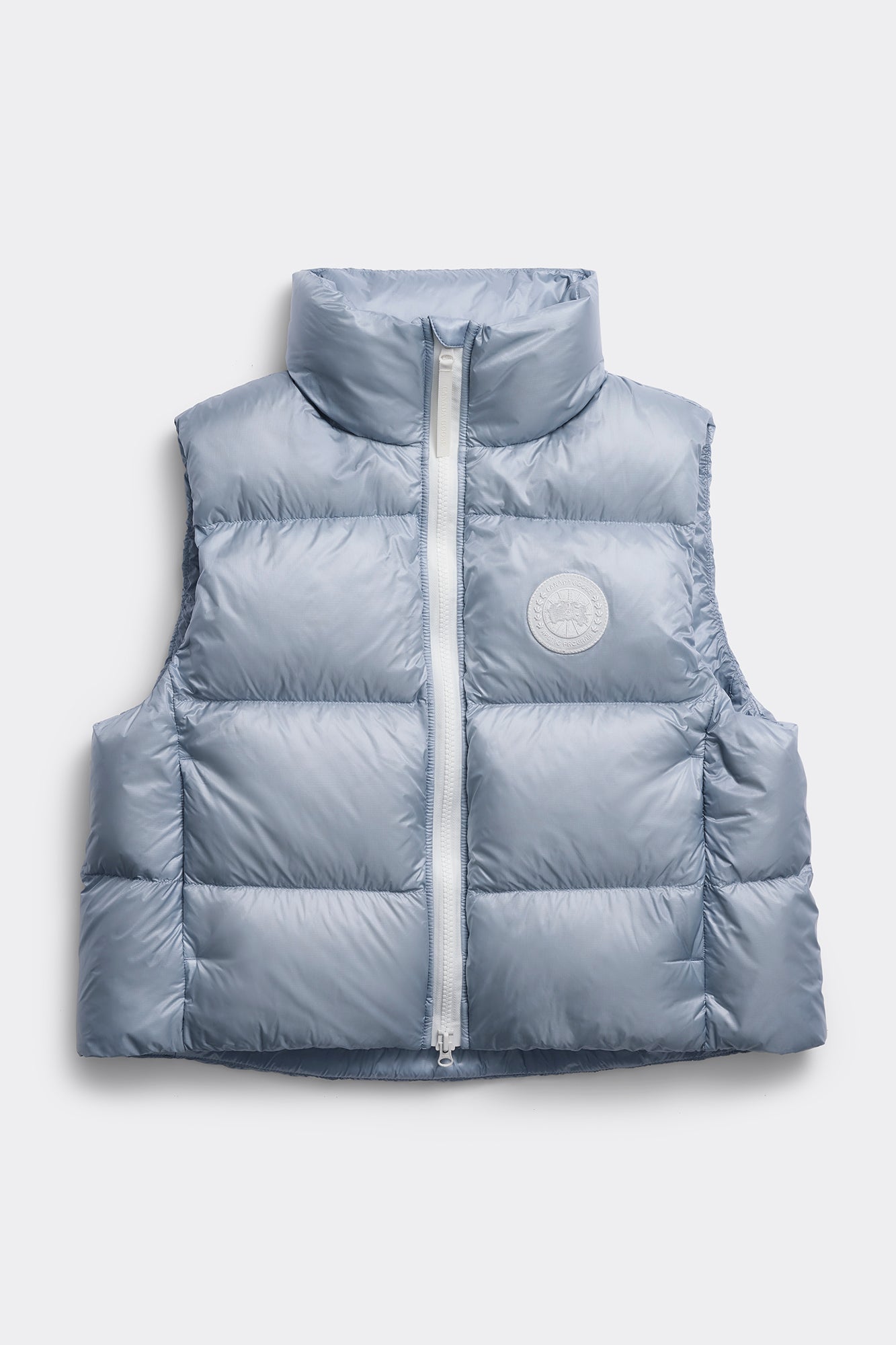 Cypress Puffer Vest White Label (Women) - Light Ozone Blue