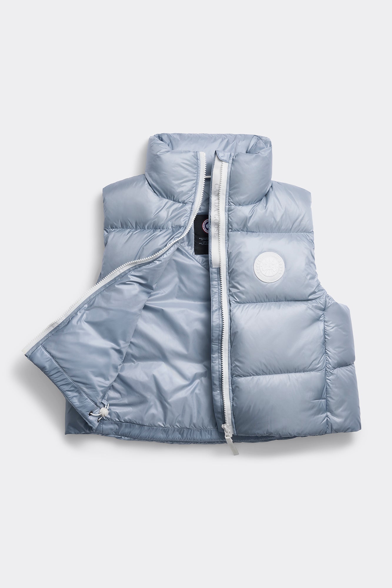 Cypress Puffer Vest White Label (Women) - Light Ozone Blue - Image 6