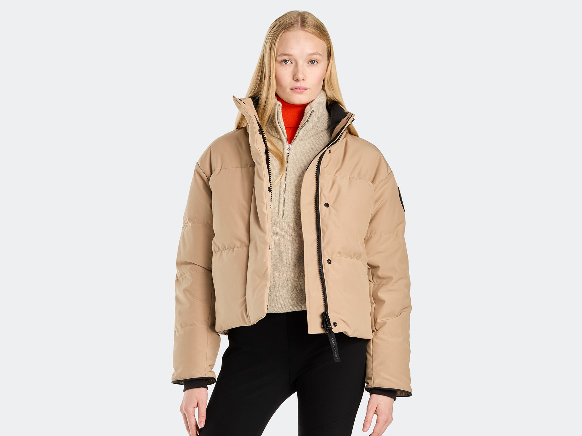 Grandview Cropped Jacket Black Label (Women) - Desert Sand