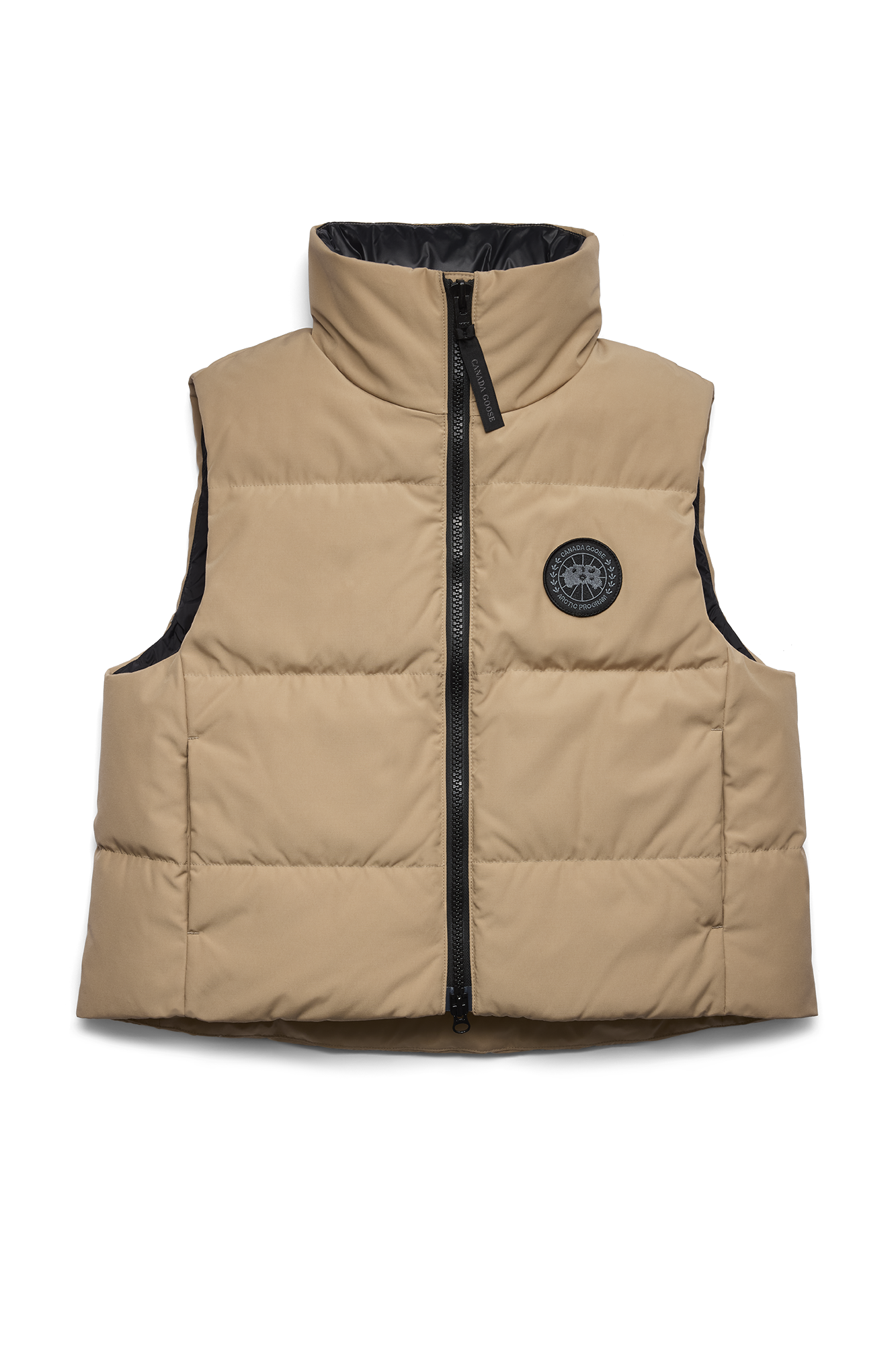 Grandview Cropped Vest Black Label (Women) - Desert Sand