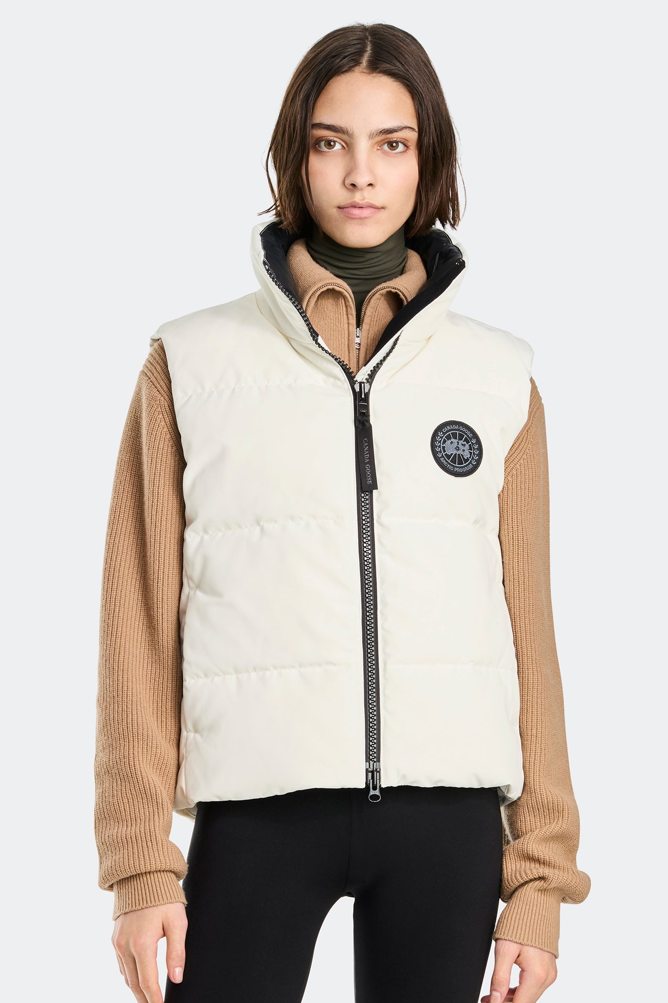 Grandview Cropped Vest Black Label (Women) - North Star White
