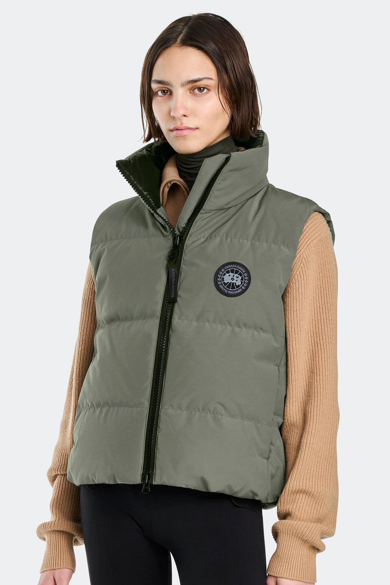 Grandview Cropped Vest Black Label (Women) - Sagebrush