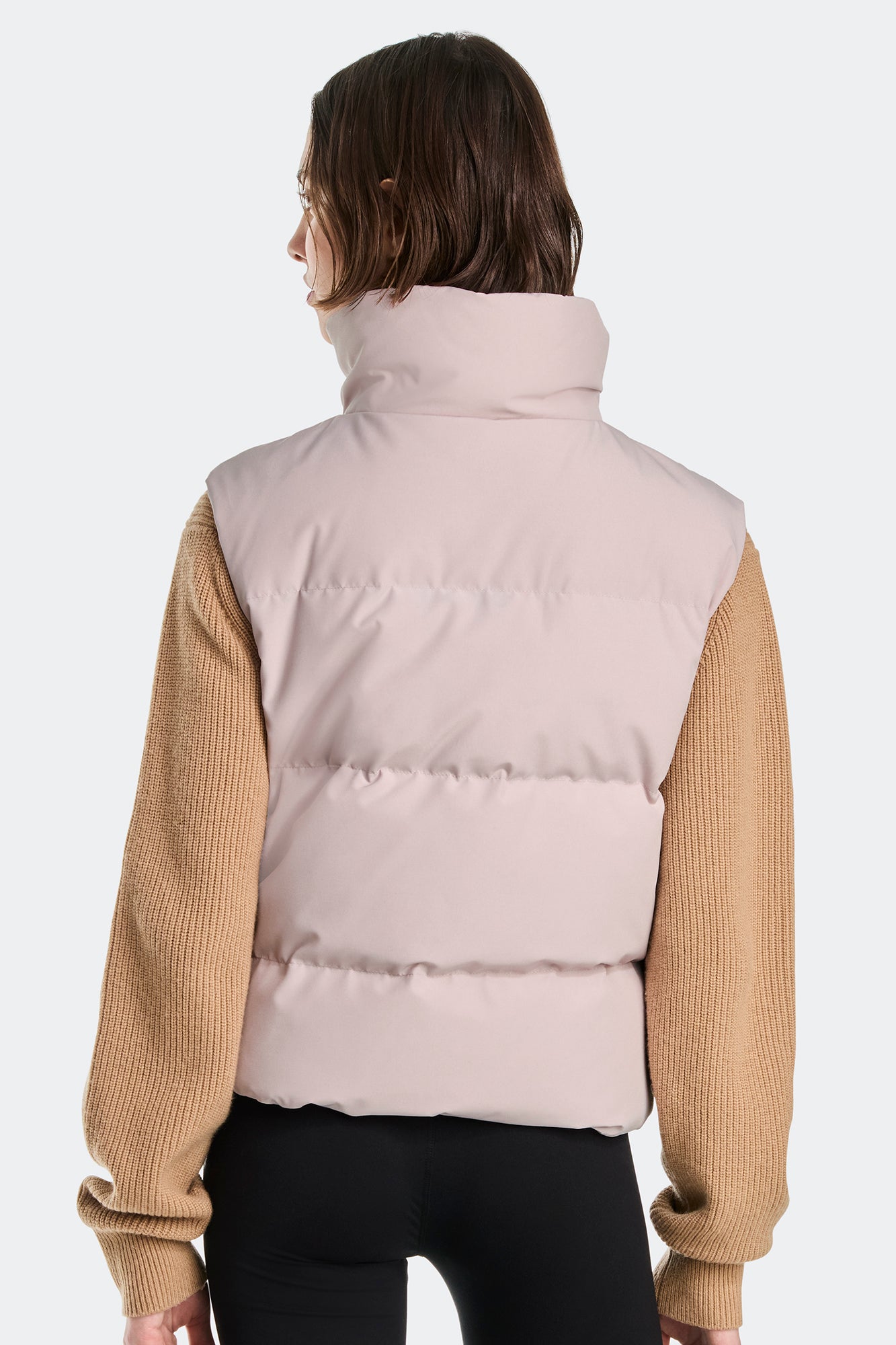 Grandview Cropped Vest Black Label (Women) - Lucent Rose