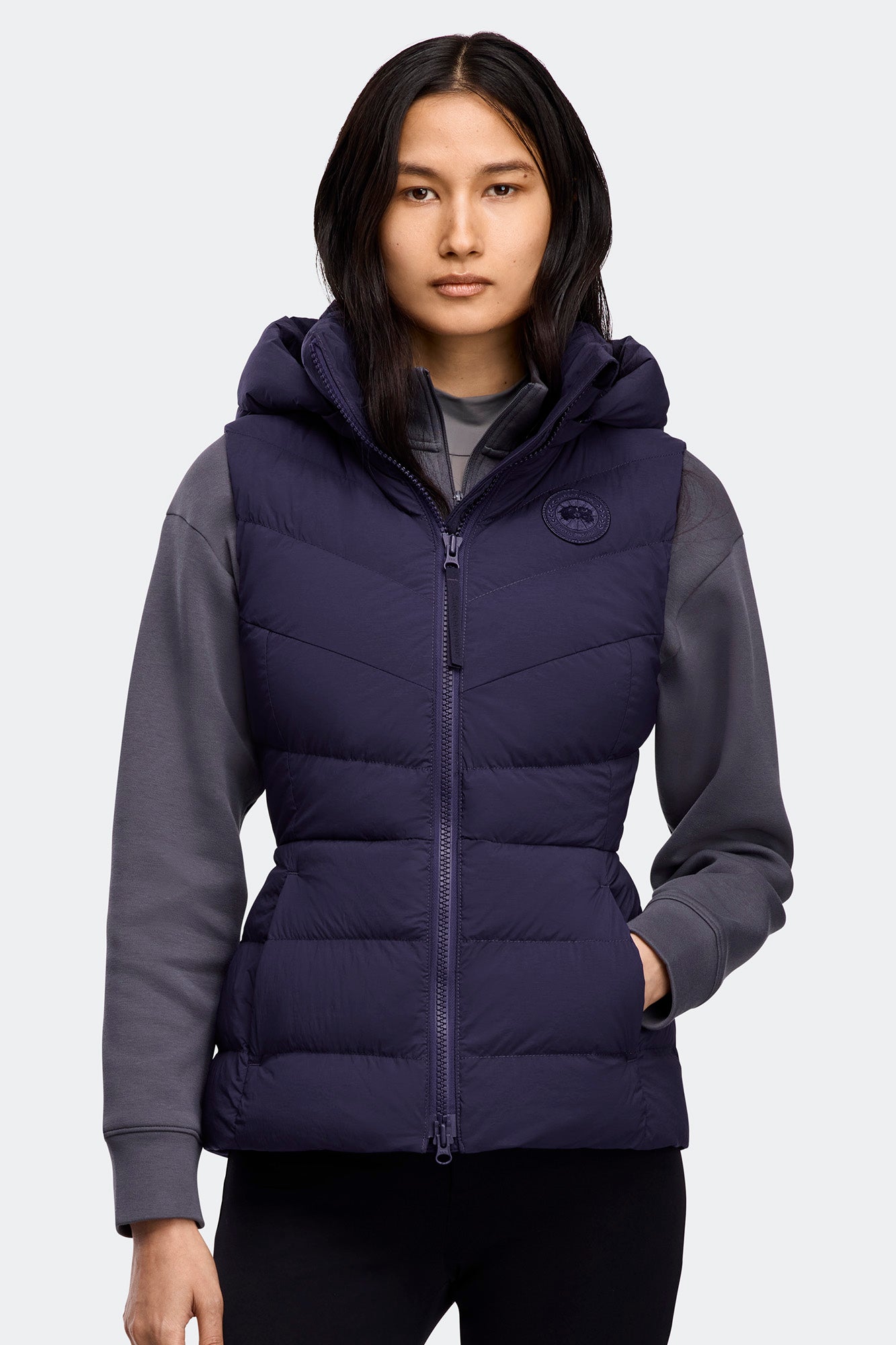 Clair Vest Tonal Label (Women) - Future Dusk