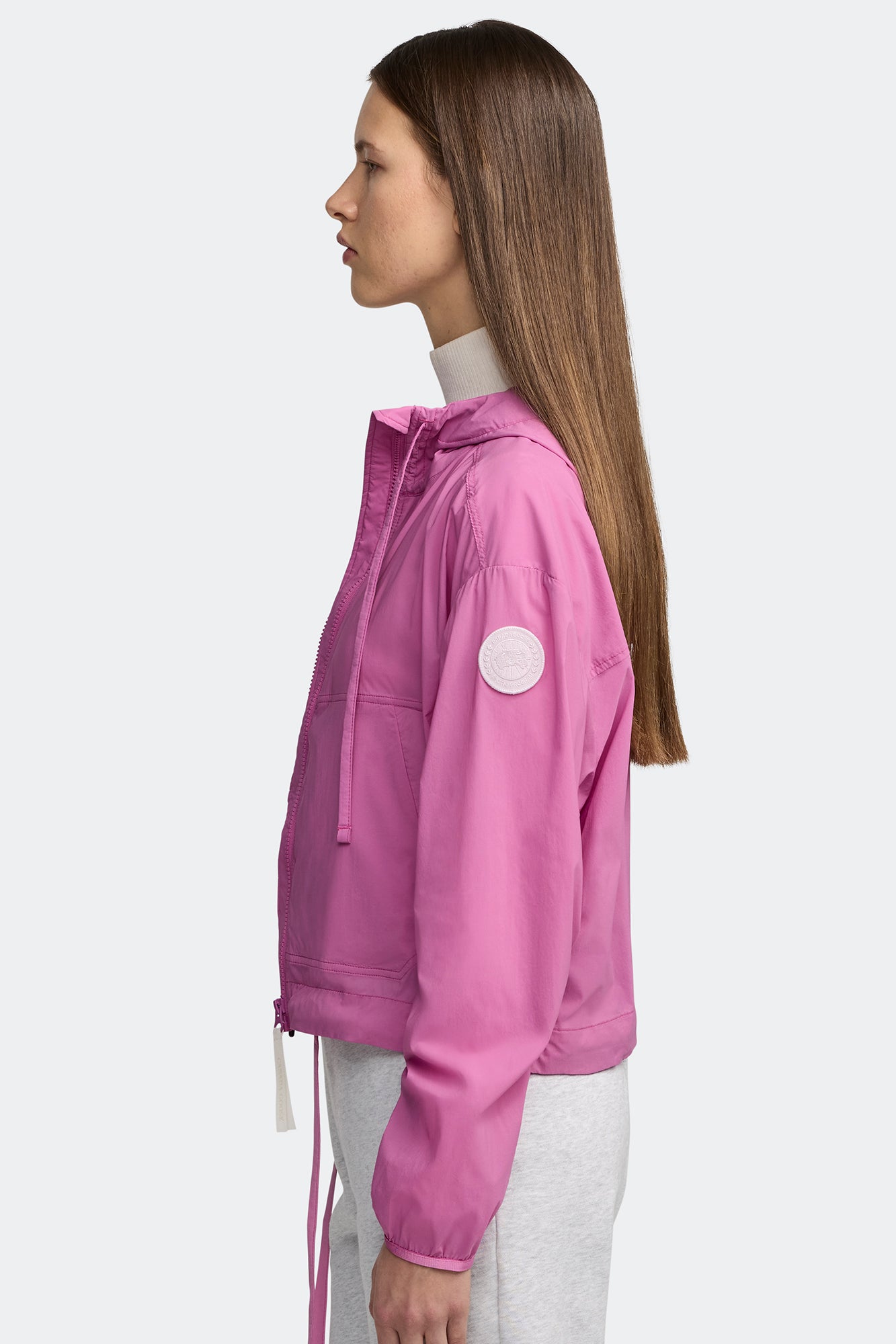 Kaslo Cropped Jacket White Label - Twilight Magenta