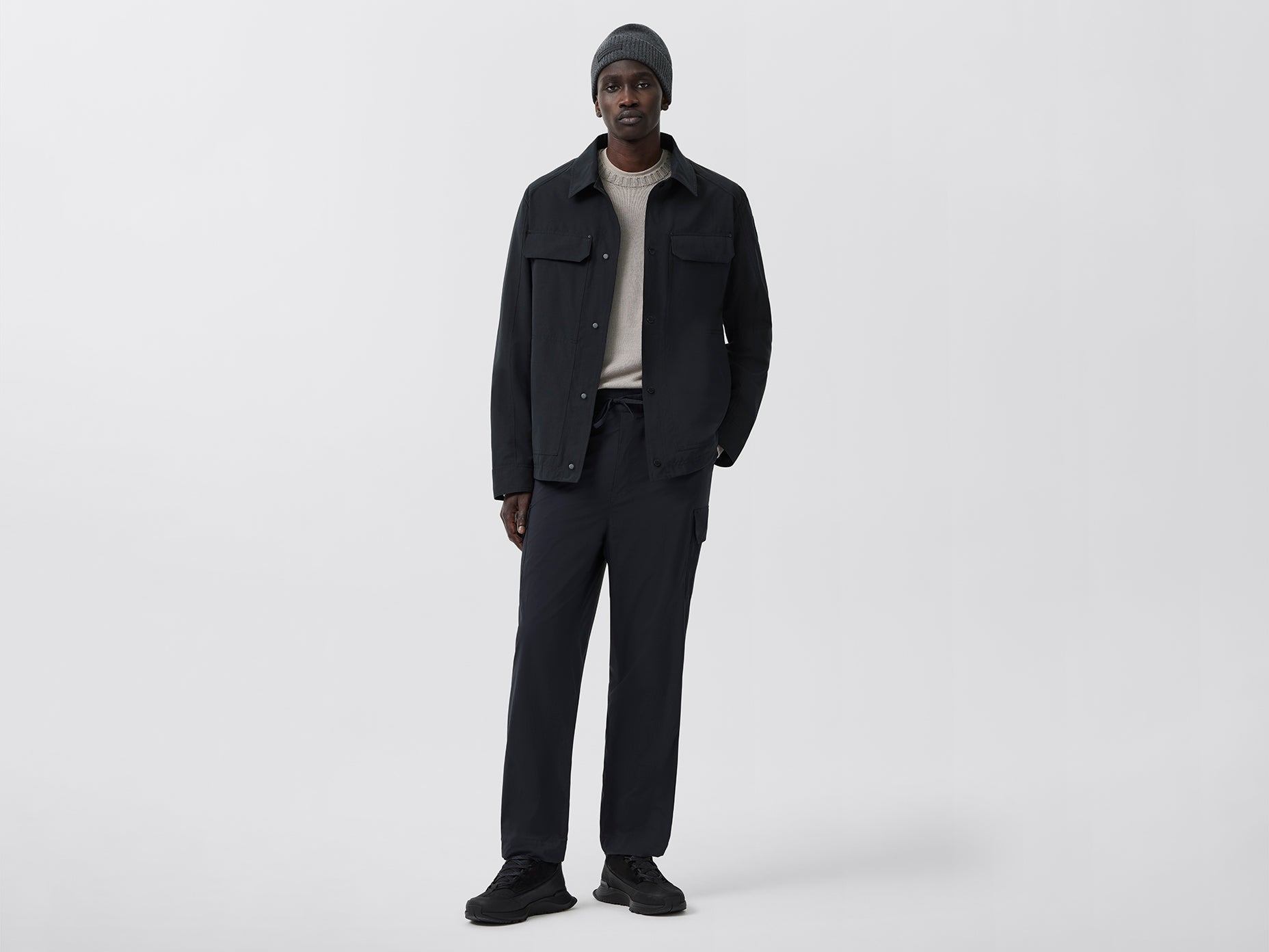 Burnaby Chore Coat Black Label (Men) - Black