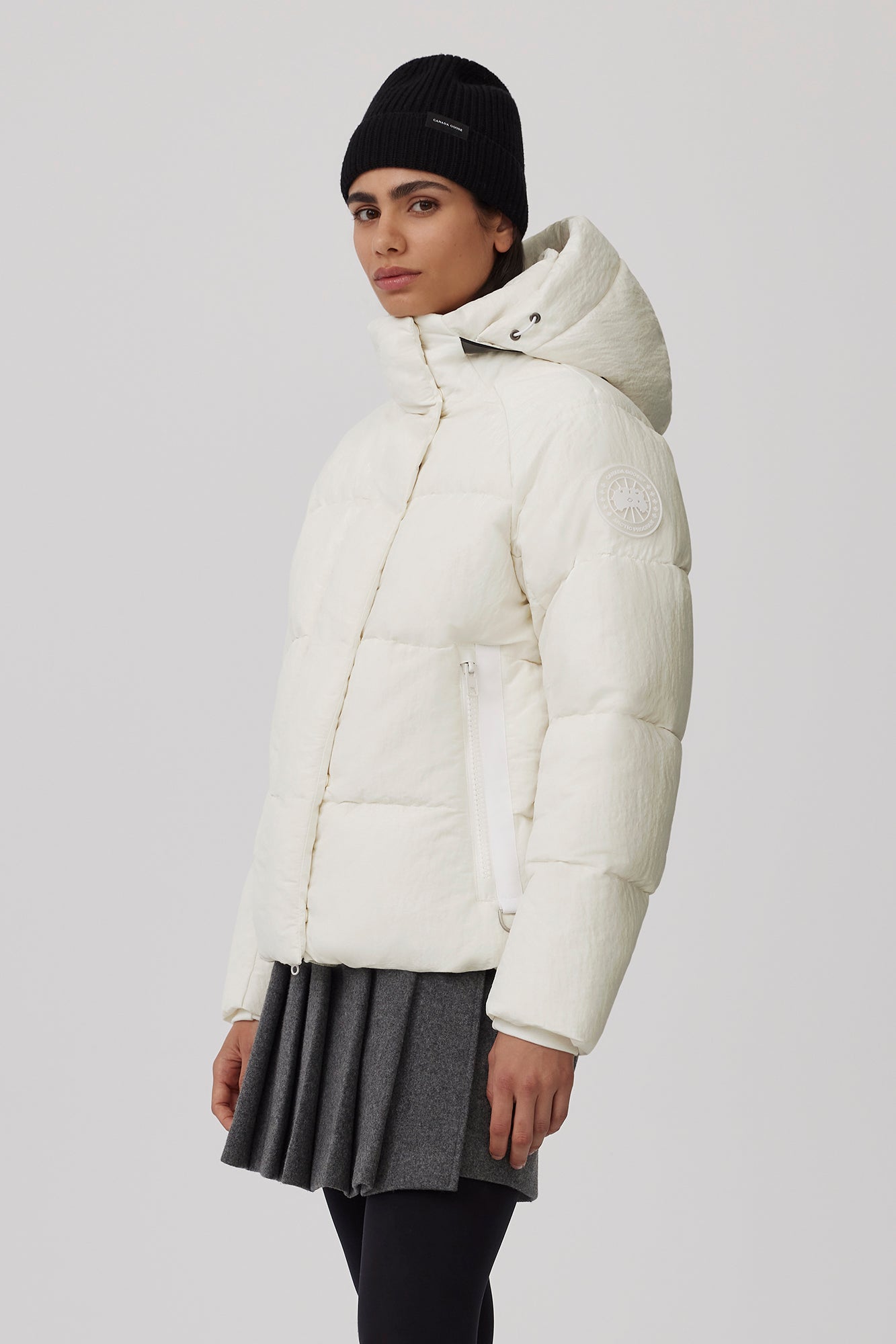 Junction Parka Shiny Crinkle (Women) - North Star White