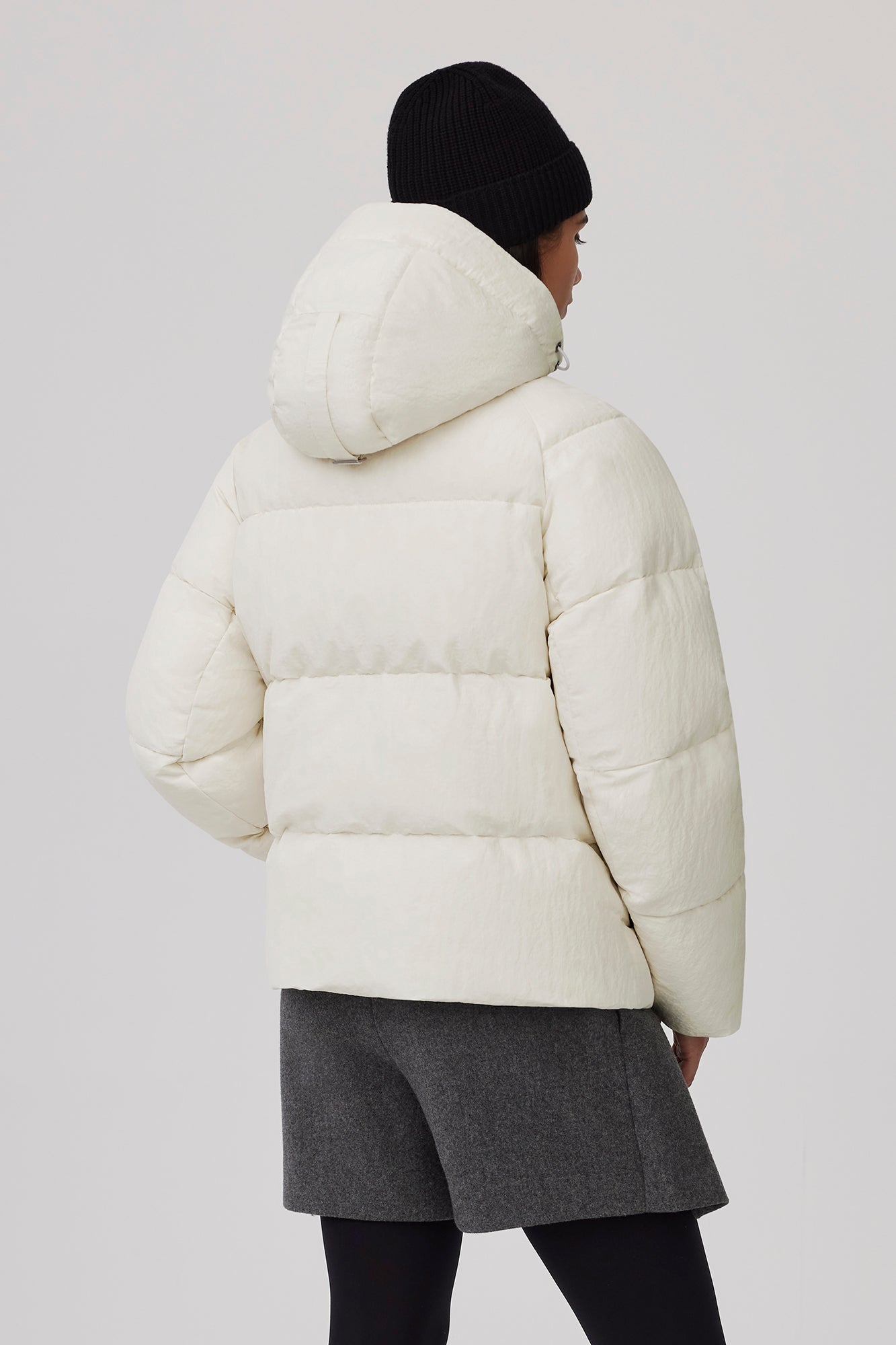 Junction Parka Shiny Crinkle (Women) - North Star White