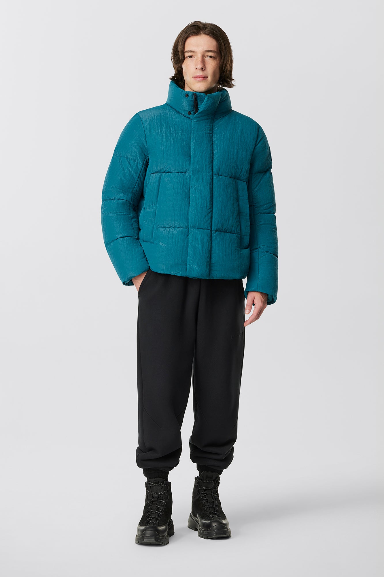 Everett Puffer City Lights (Men) - Teal Daze