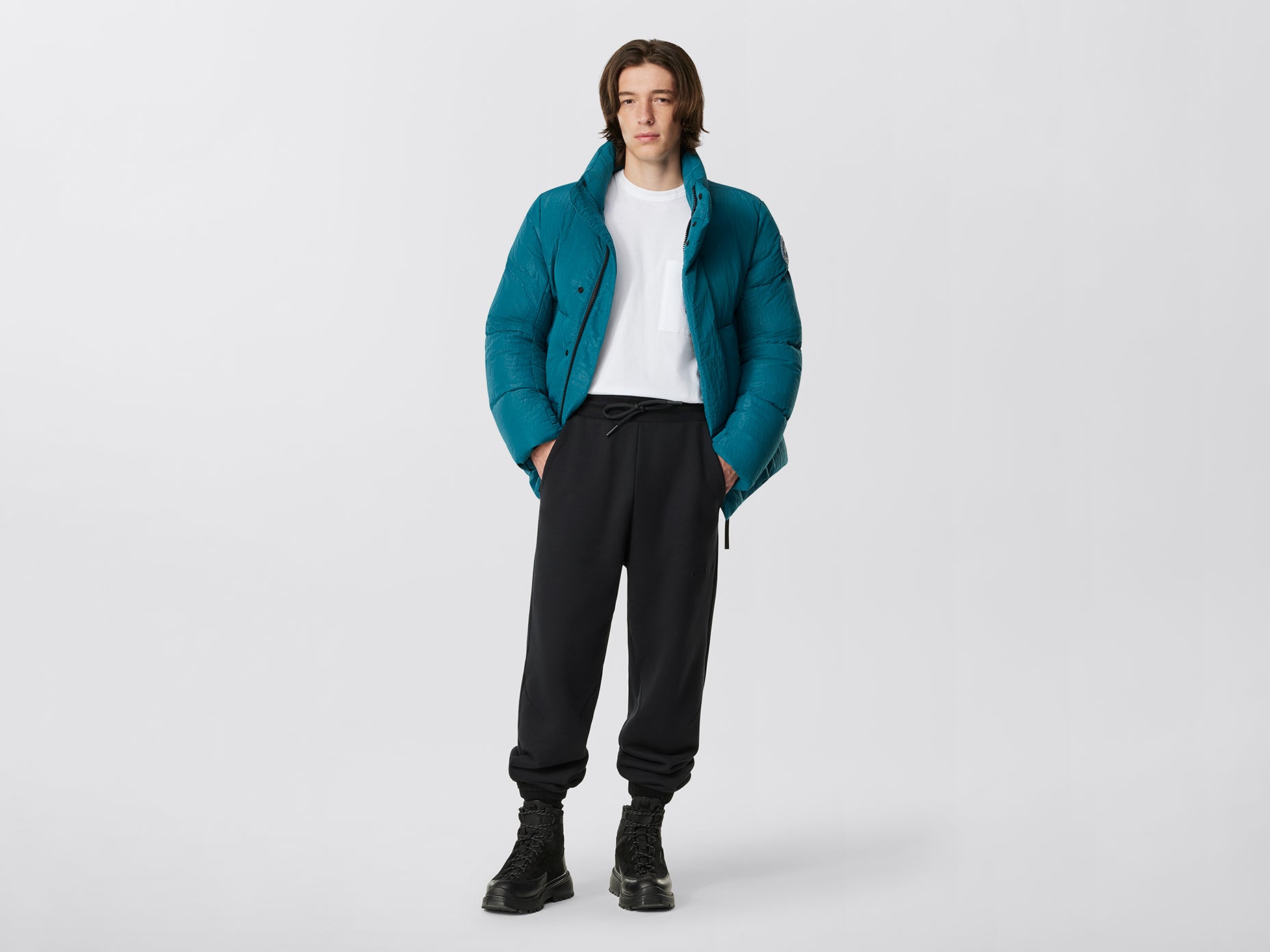 Everett Puffer City Lights (Men) - Teal Daze