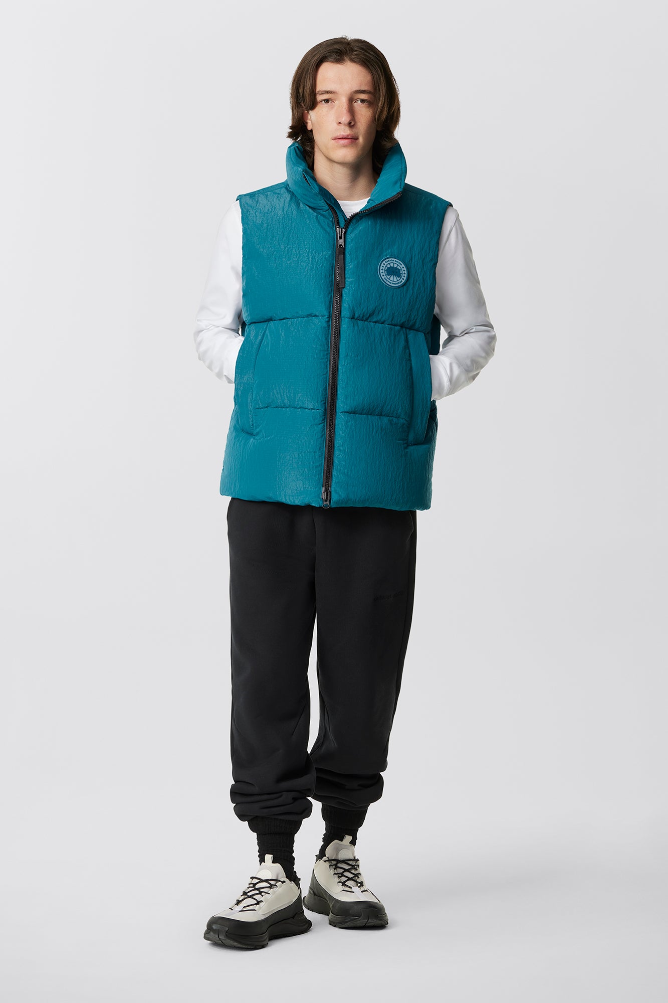 Everett Vest City Lights (Men) - Teal Daze