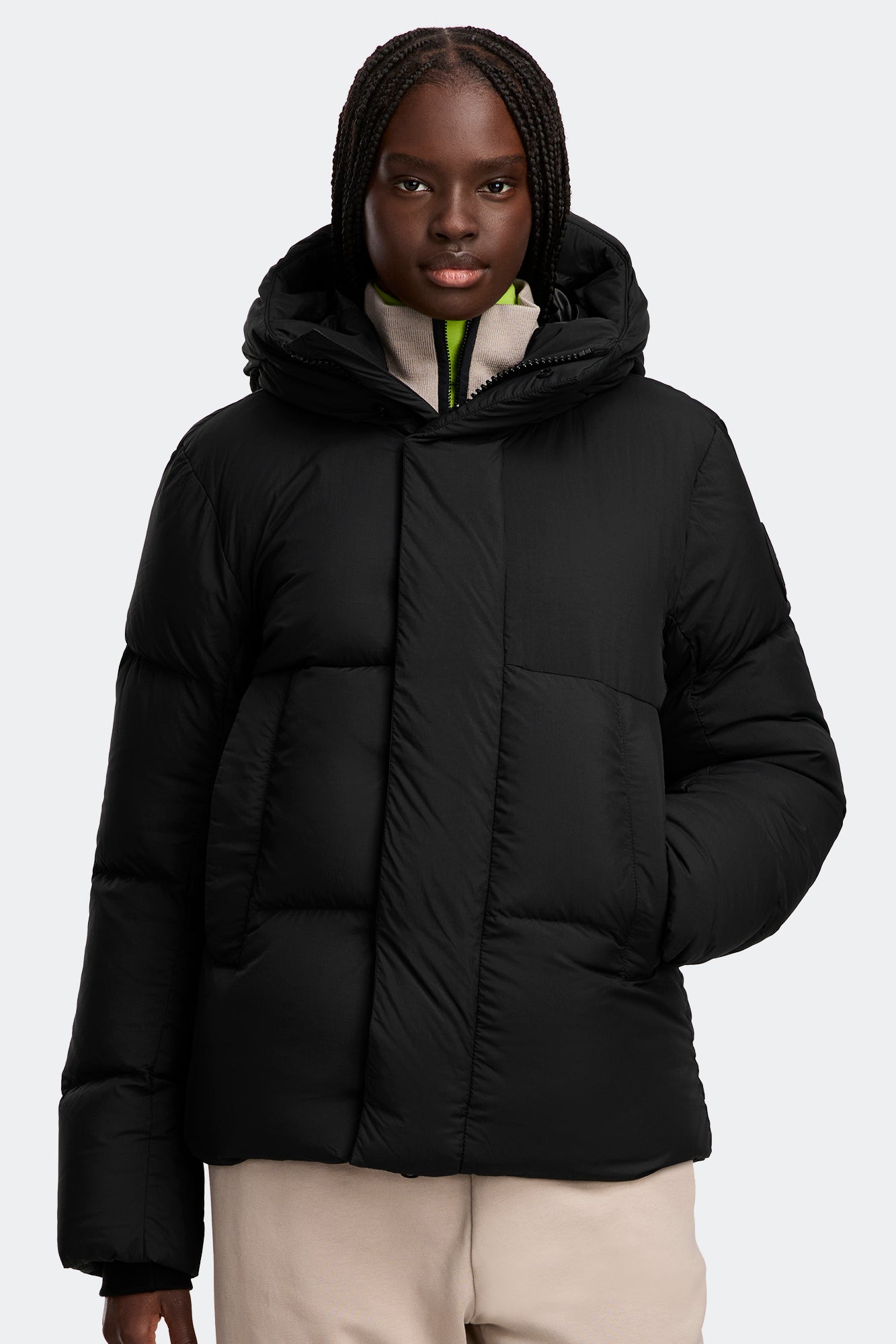 Everett Hooded Puffer - Black