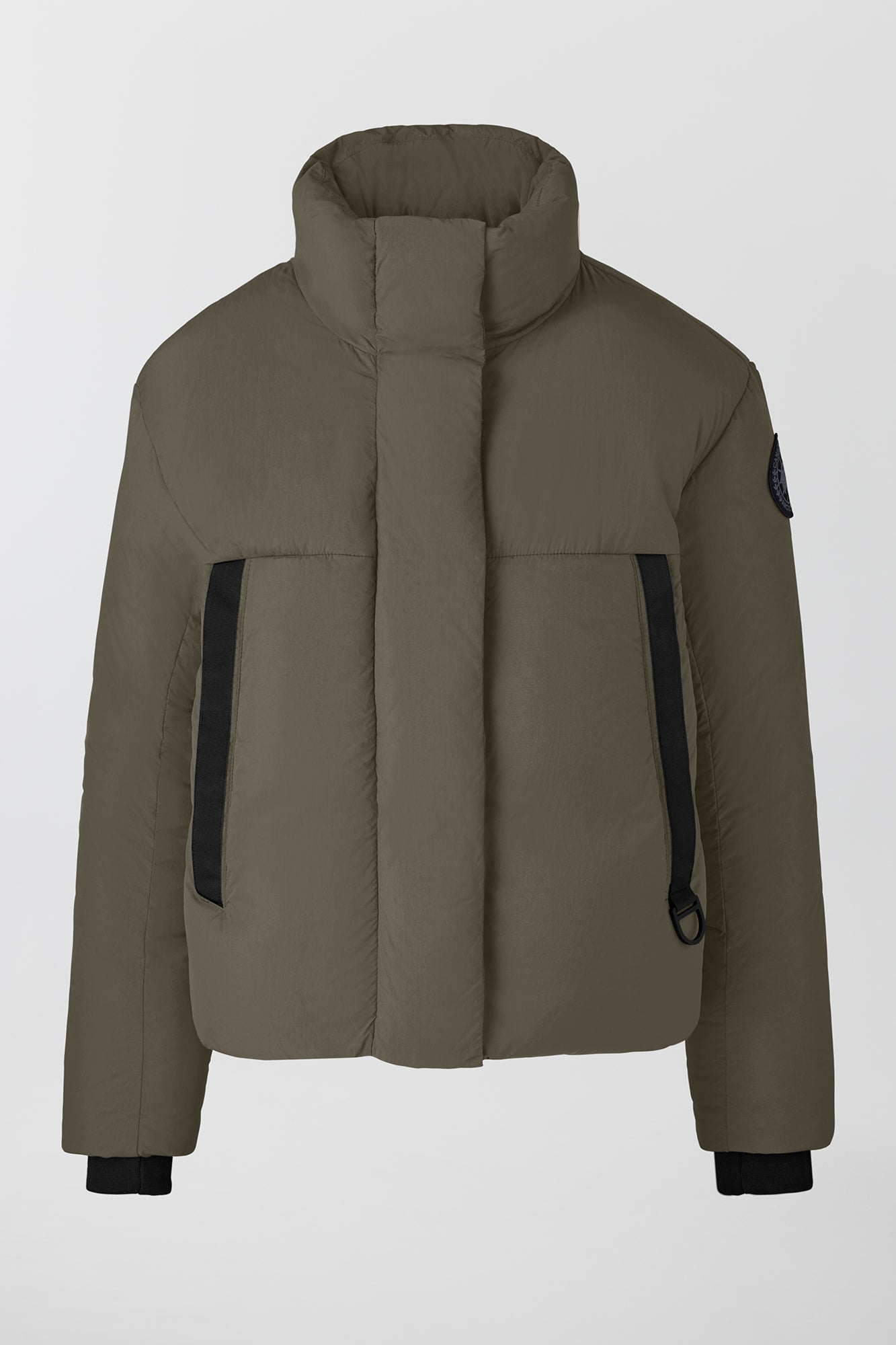 Junction Cropped Puffer Black Label (Women) - Smokey Sage