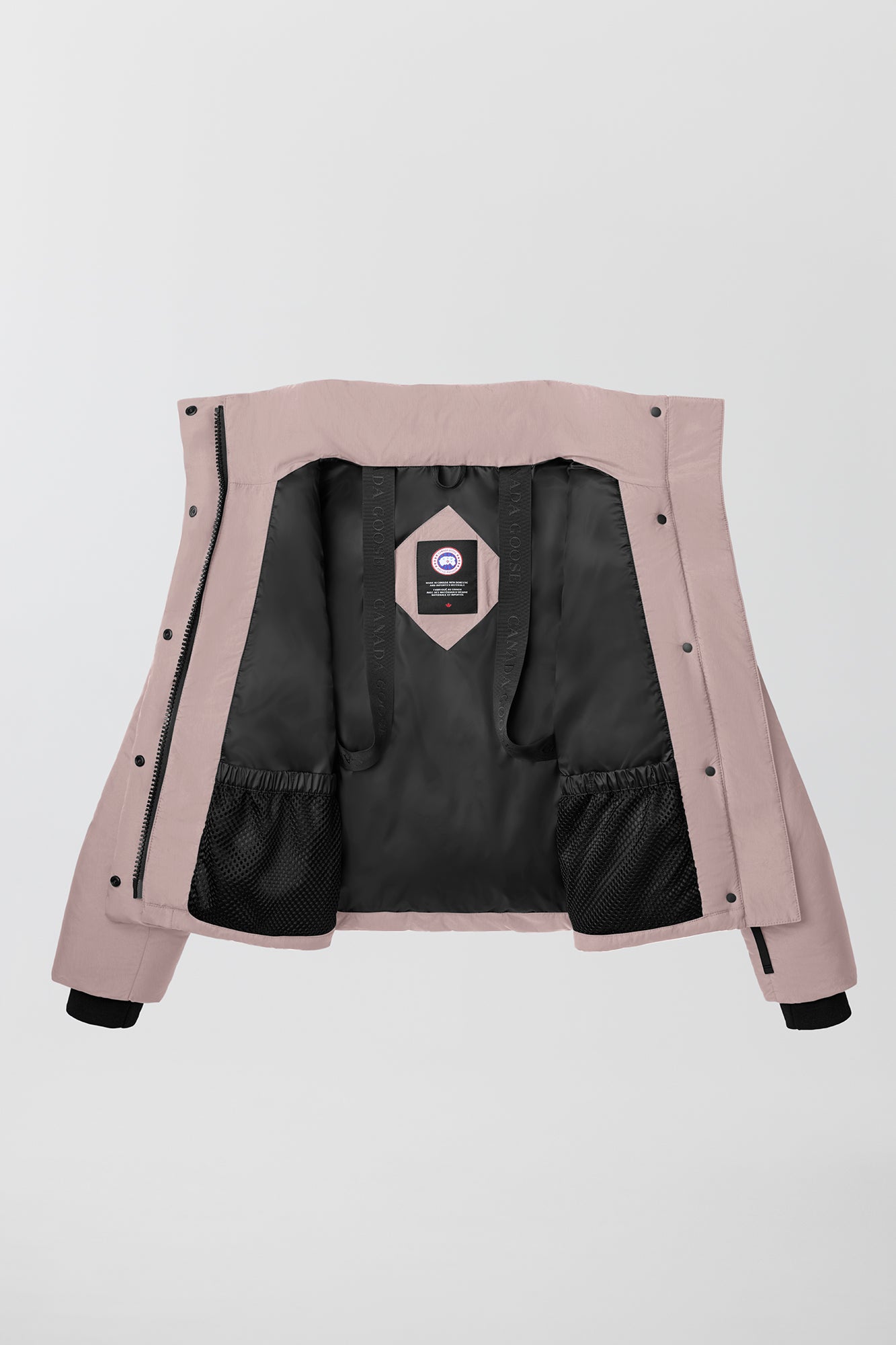 Junction Cropped Puffer Black Label (Women) - Lucent Rose - Image 7