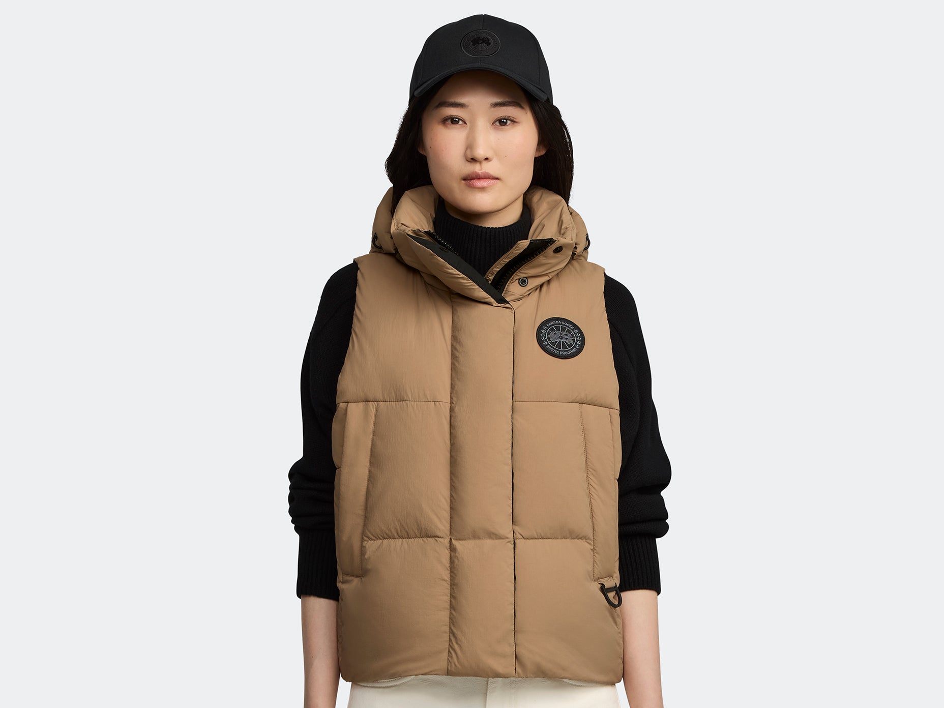 Junction Puffer Vest Black Label - Desert Sand