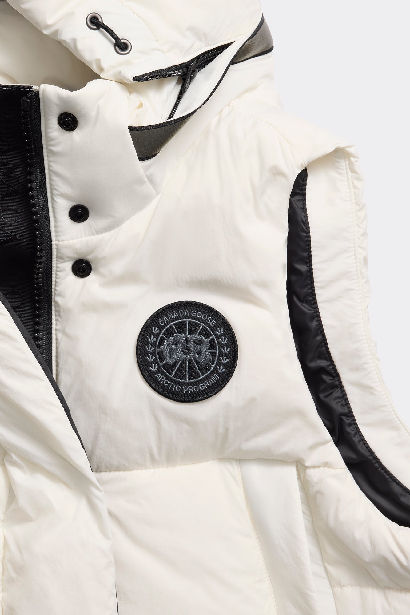 Junction Puffer Vest Black Label - North Star White - Image 9